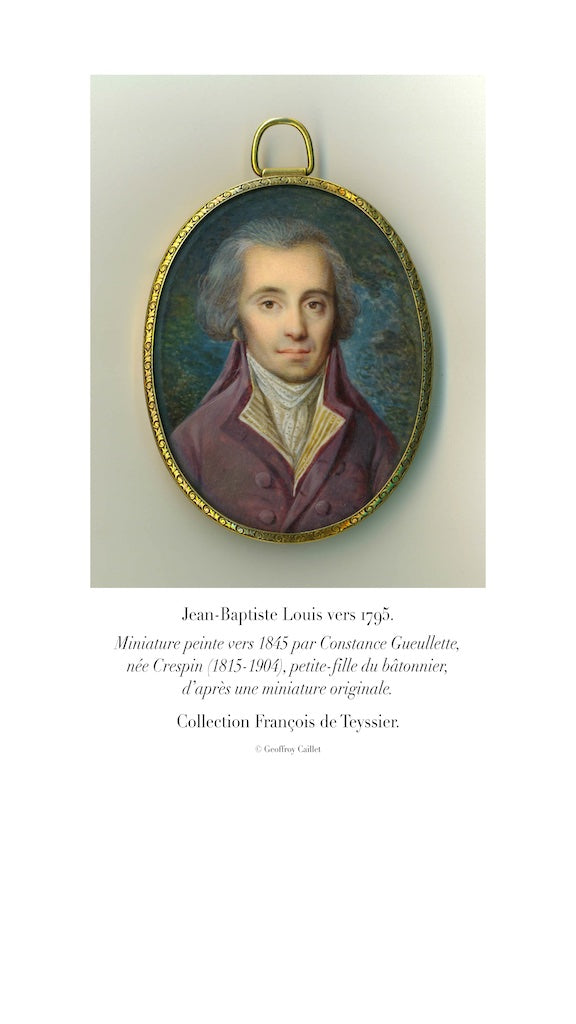 LOUIS (Jean-Baptiste) – MÉMOIRES D’UN AVOCAT AU COEUR DES RÉVOLUTIONS  1789 - 1830   Édition établie et annotée par Geoffroy Caillet, Rédacteur en chef du Figaro histoire   Présentation par Yves Ozanam, Archiviste de l’ordre des avocats au barreau de Pari