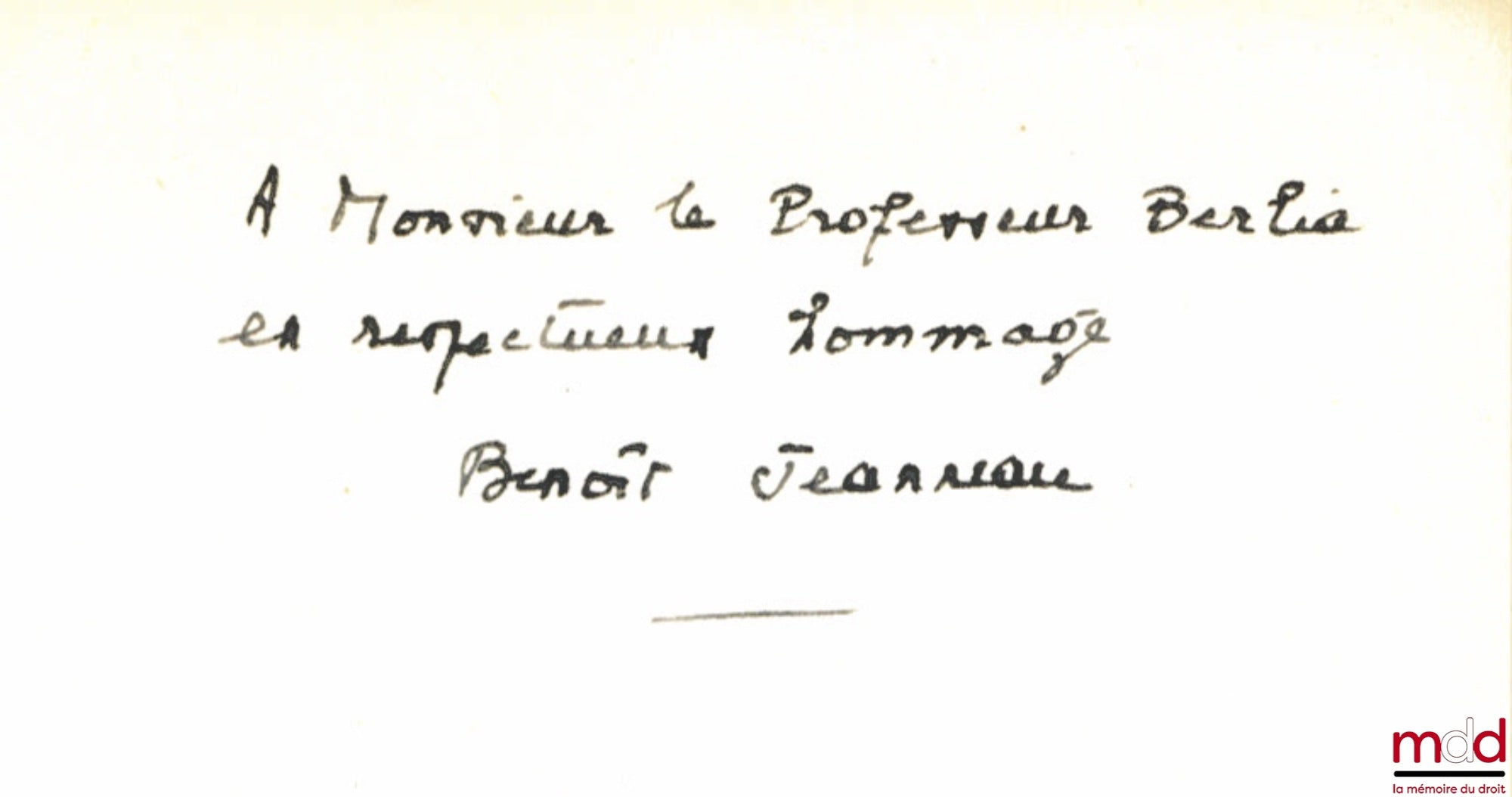 JEANNEAU (Benoît) – LES PRINCIPES GÉNÉRAUX DU DROIT DANS LA JURISPRUDENCE ADMINISTRATIVE, Préface de Jean Rivero