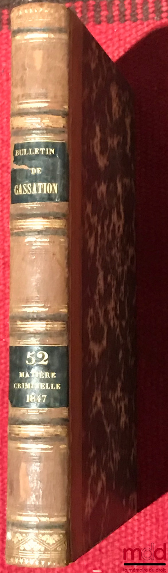 BULLETIN DES ARRÊTS DE LA COUR DE CASSATION RENDUS EN MATIÈRE CRIMINELLE, n° 52, année 1847