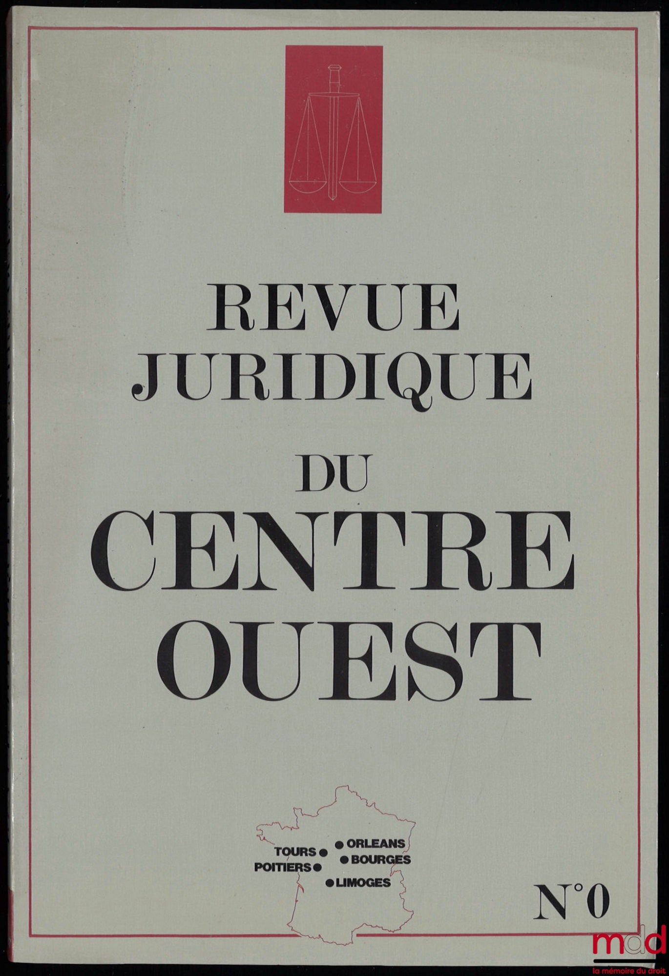 [Régionalisme - Centre-Ouest] – REVUE JURIDIQUE DU CENTRE OUEST n° 0 à 18 [mq. n° 13], avec les TABLES TRIENNALES, suppl. au numéro 8 – juillet 1991 et au numéro 13 – janvier 1994 et le numéro spécial – avril 1992, VERS L’EUROPE DES CITOYENS