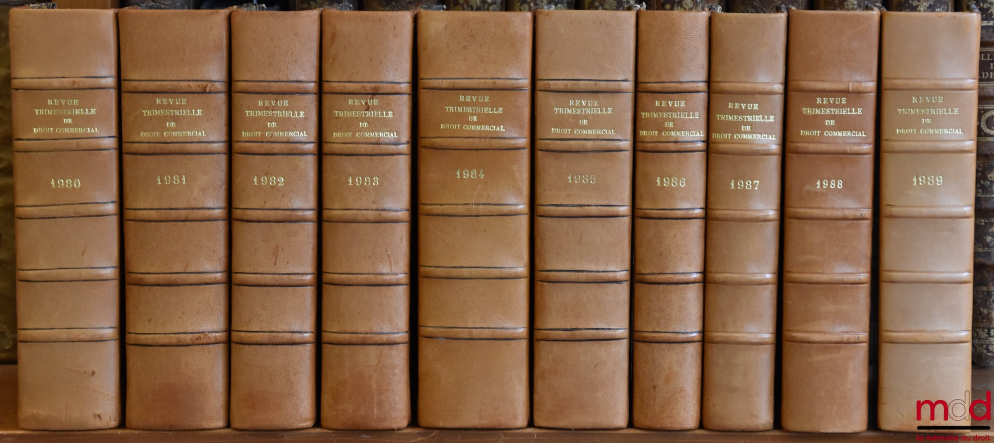 [RTDCom. - J. ESCARRA & R. HOUIN] – REVUE TRIMESTRIELLE DE DROIT COMMERCIAL ET DE DROIT ÉCONOMIQUE fondée par J. Escarra et R. Houin, 1949 puis 1952 à 2004 [complet de 1952 à 2004]