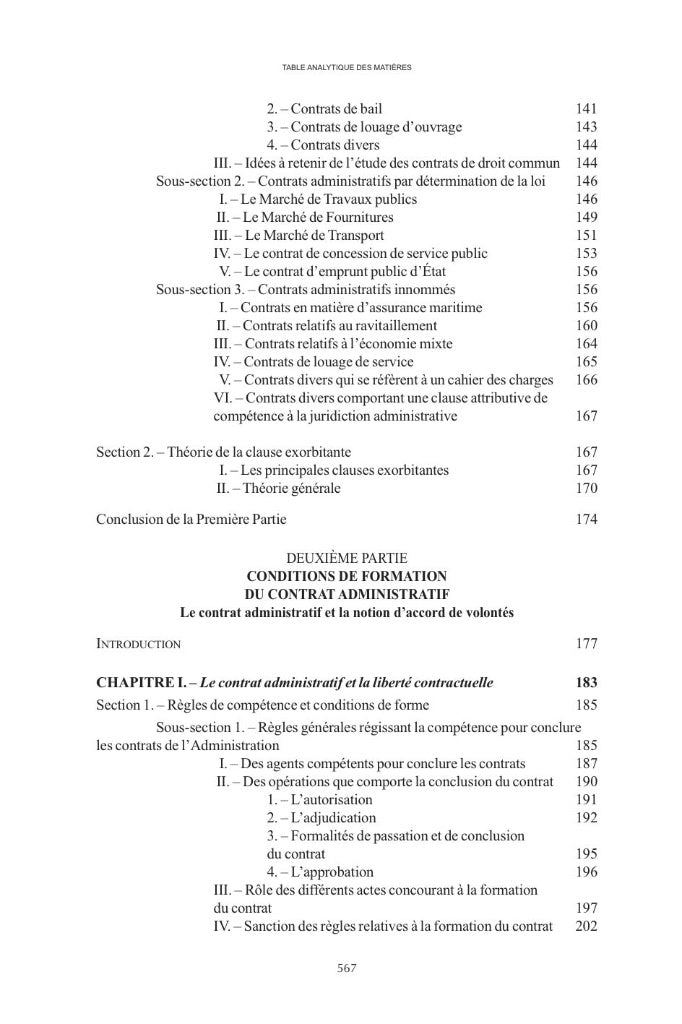 PÉQUIGNOT (Georges) – THÉORIE GÉNÉRALE DU CONTRAT ADMINISTRATIF   Préface de Laurent RICHER  Réimpression de l’éd. de 1945 chez A. Pédone,  entièrement recomposée et corrigée par Maude Lajoinie