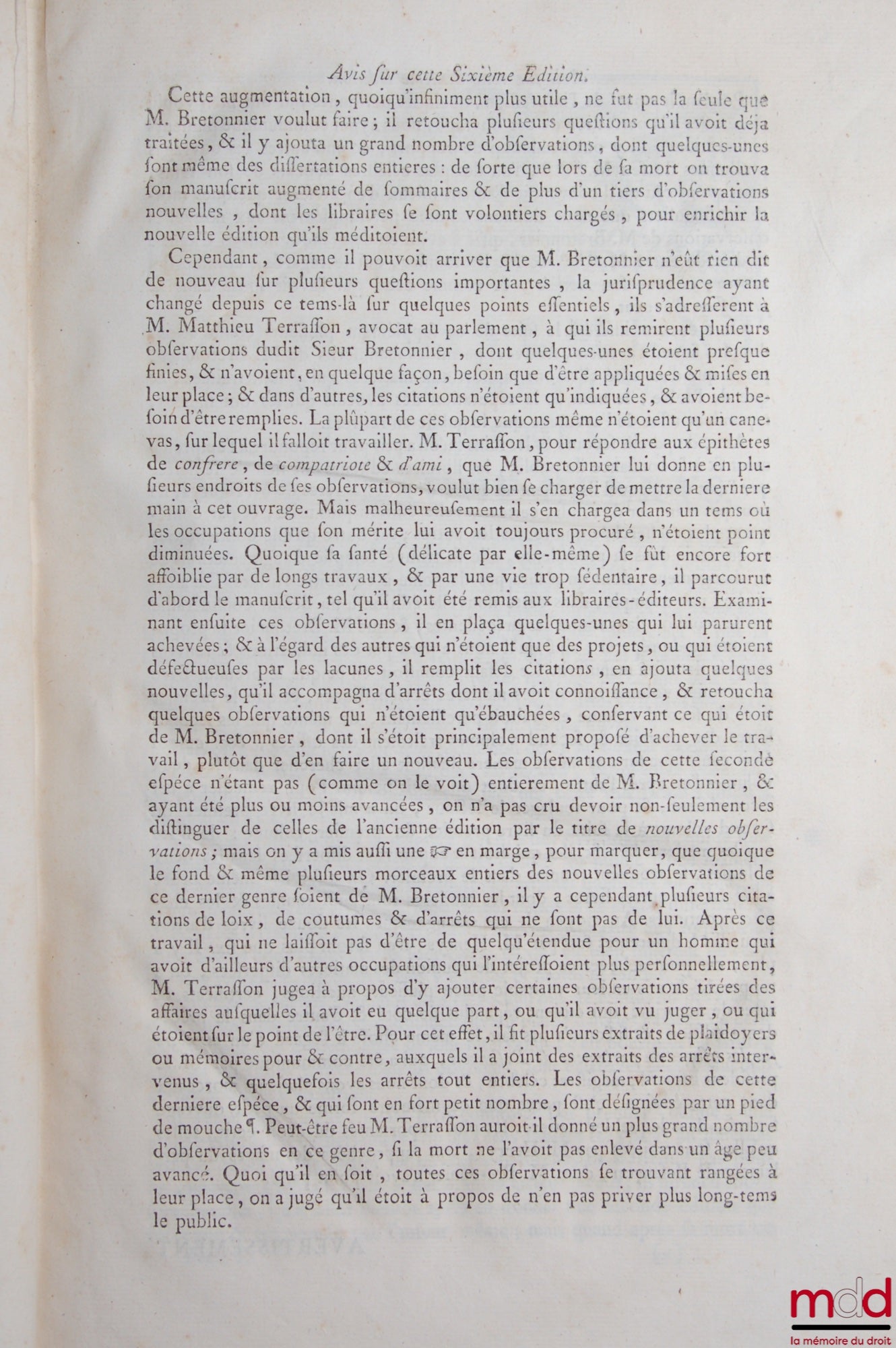 HENRYS (Claude), BRETONNIER – ŒUVRES DE M. CLAUDE HENRYS, CONSEILLER DU ROI ET SON PREMIER AVOCAT AU BAILLIAGE & SIÈGE PRÉSIDIAL DE FOREZ, contenant : SON RECUEIL D’ARRÊTS, VINGT-DEUX QUESTIONS POSTHUMES TIRÉES DES ÉCRITS DE L’AUTEUR TROUVÉS APRÈS SON DÉC