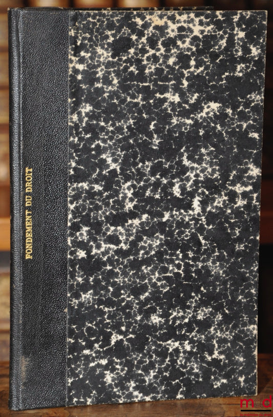 VALÉRY (Jules) – DU FONDEMENT DU DROIT POUR LES ACTIONNAIRES D’EXERCER LES ACTIONS SOCIALES, Extrait des Annales de Droit commercial français, étranger et international, 1930, n° 3