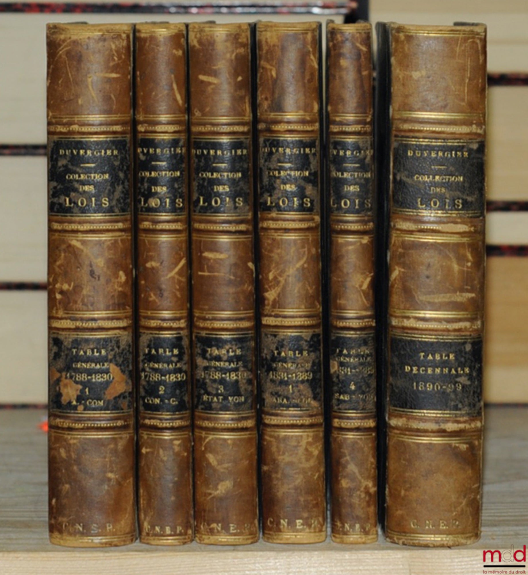 [DUVERGIER (Jean-Baptiste)] – COLLECTION COMPLÈTE DES LOIS, Décrets, Ordonnances, Réglements, AVIS DU CONSEIL-D’ÉTAT, publié sur les éditions officielles du Louvre ; de l’Imprimerie nationale, par Baudouin ; et du Bulletin des Lois ; (De 1788 à 1830 inclu