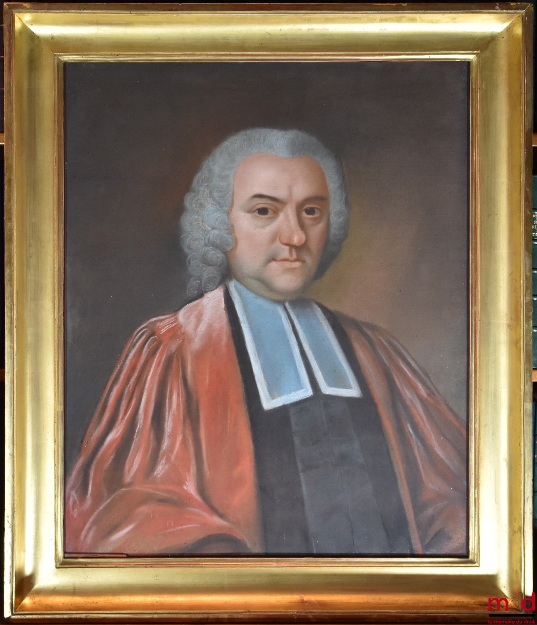 [Magistrat - XVIIIe siècle] – PORTRAIT D’UN MAGISTRAT, École française du XVIIIe siècle, pastel
