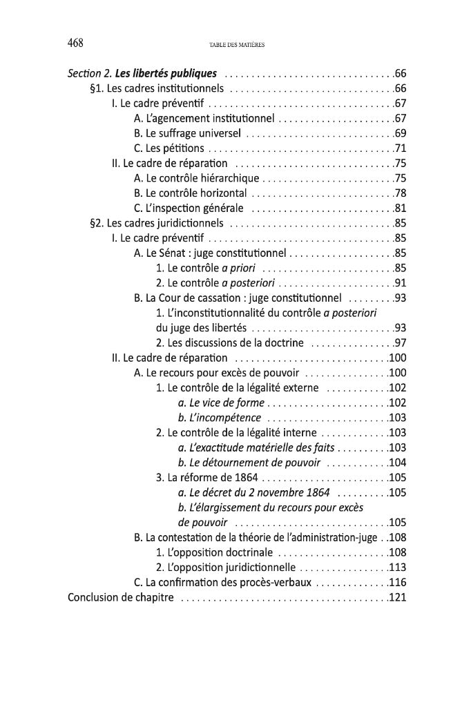HABERT (Benoît) – LA GARANTIE DES LIBERTÉS (1852-1870)   Préfaces de Brigitte BASDEVANT-GAUDEMET et François SAINT-BONNET