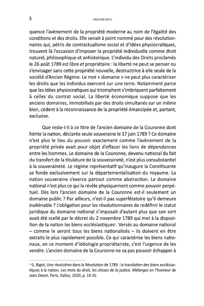 FALGAS (Anthony) – LES ORIGINES DU CONTENTIEUX DOMANIAL  (Ve-XIXe SIÈCLE) ;  Préface de Grégoire BIGOT