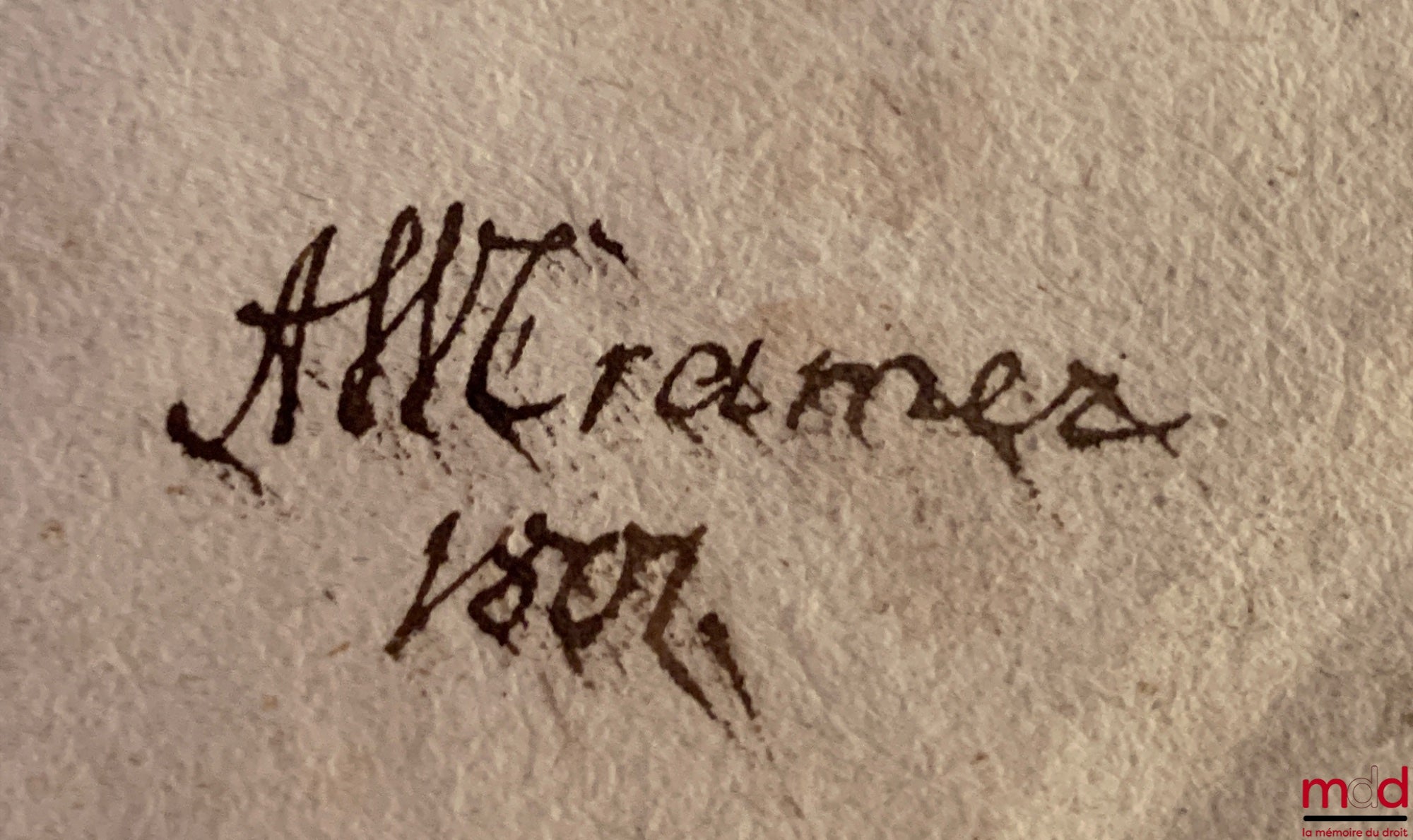 JUSTINIANUS [Justinien] – DIGESTUM NOVUM DE TORTIS ; Domini Iustiniani sacratissimi principis perpetui : semper augusti iuris enucleati : ex omni veteri iure collecti : digestor[um] seu pandectaru[m]. Explicit liber/ xxxvij. Jncipit liber. xxxix. De operi