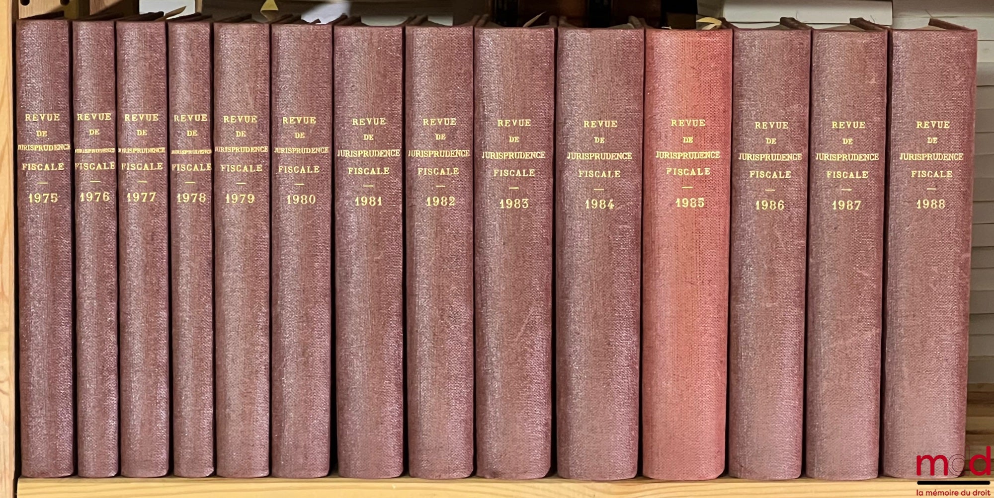 [RJF] – REVUE DE JURISPRUDENCE FISCALE (Bulletin Dupont fondé en 1832), de 1975 à 2015 [complet]