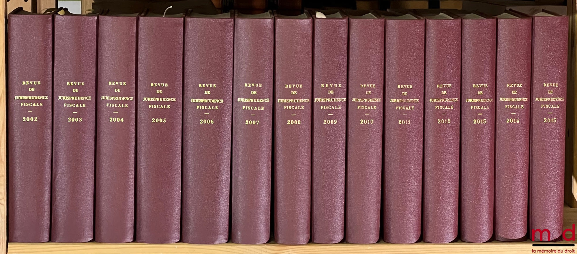 [RJF] – REVUE DE JURISPRUDENCE FISCALE (Bulletin Dupont fondé en 1832), de 1975 à 2015 [complet]