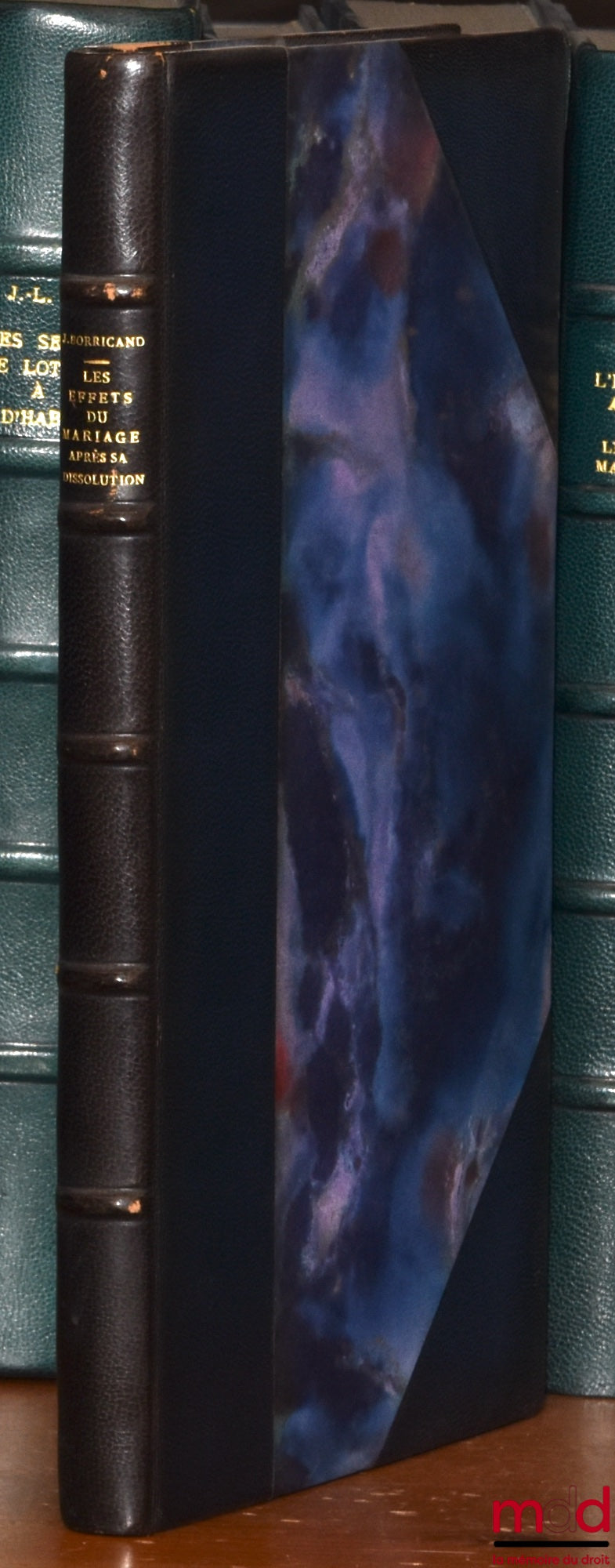 BORRICAND (Jacques) – LES EFFETS DU MARIAGE APRÈS SA DISSOLUTION. Essai sur la pérennité du lien conjugal, Préface de Pierre Kayser, Bibl. de droit privé, t. XVIII