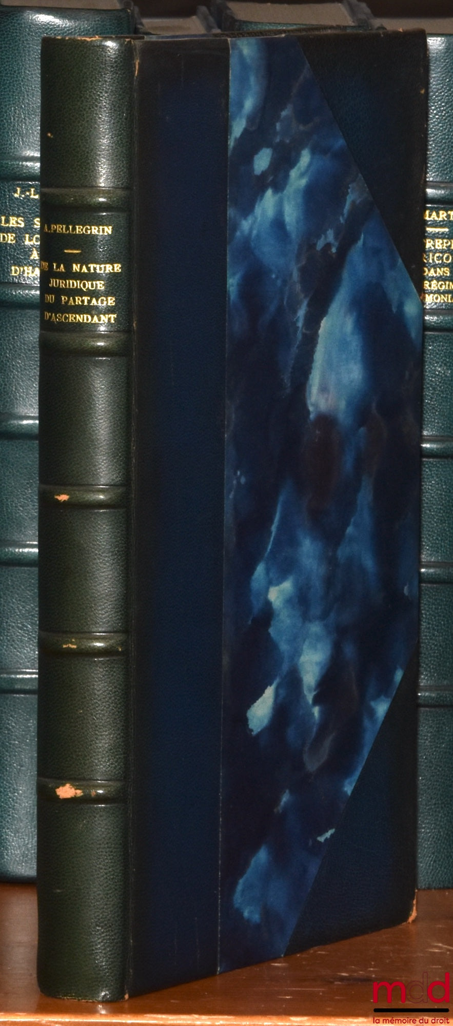 PELLEGRIN (André) – DE LA NATURE JURIDIQUE DU PARTAGE D’ASCENDANT, Préface de Pierre Hébraud, Bibl. de droit privé, t. XXXI