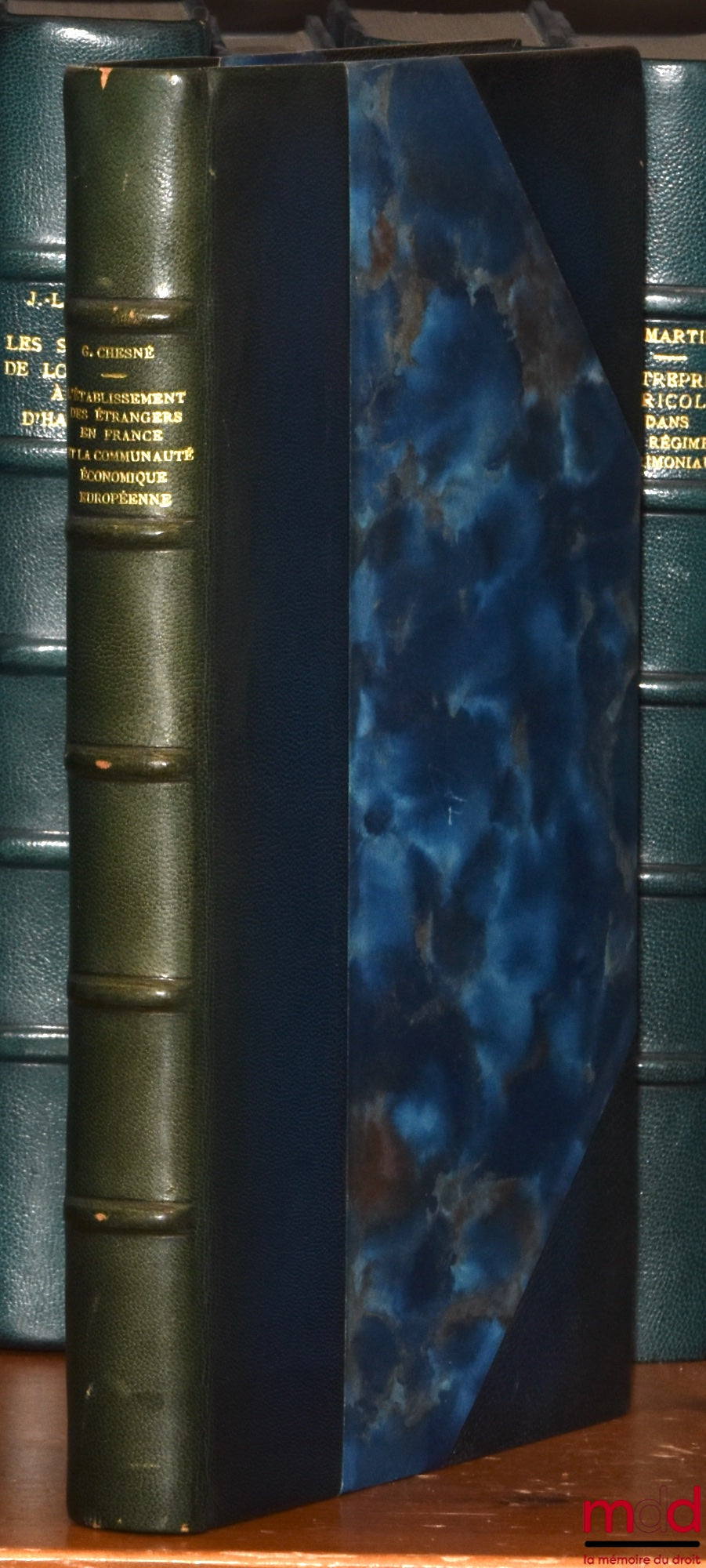 CHESNÉ (Guy) – L’ÉTABLISSEMENT DES ÉTRANGERS EN FRANCE ET LA COMMUNAUTÉ ÉCONOMIQUE EUROPÉENNE, Préface Yvon Loussouarn, Bibl. de droit privé, t. XXXIV