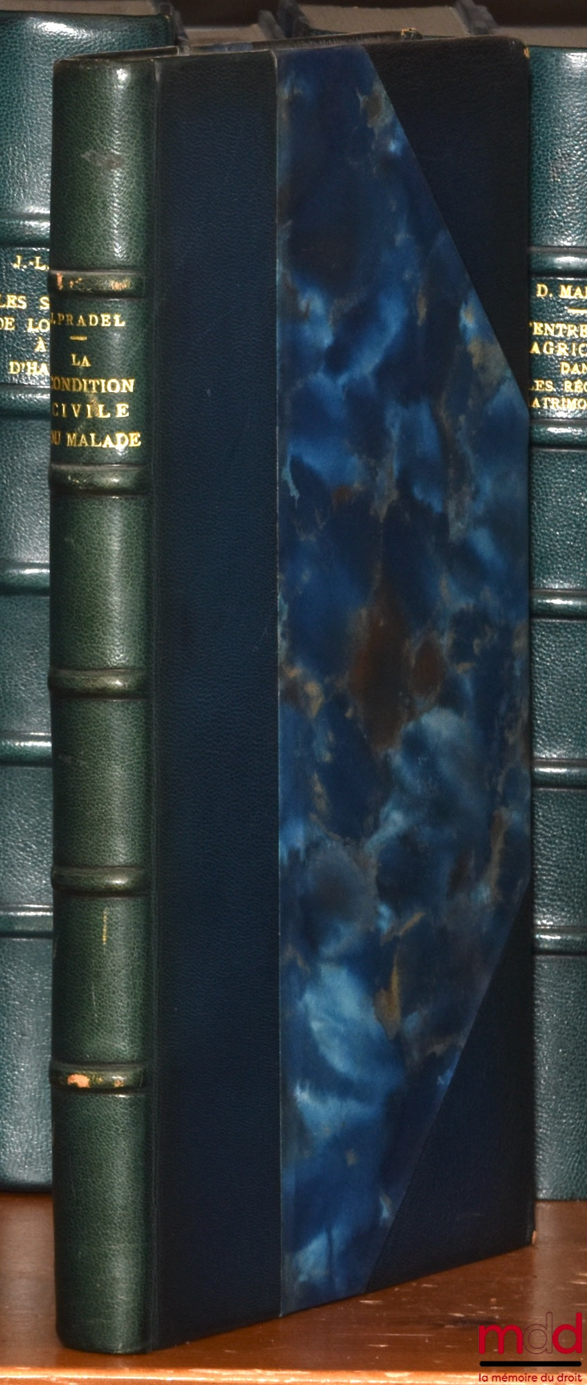 PRADEL (Jean) – LA CONDITION CIVILE DU MALADE, Préface de Gérard Cornu, Bibl. de droit privé, t. XXXIX