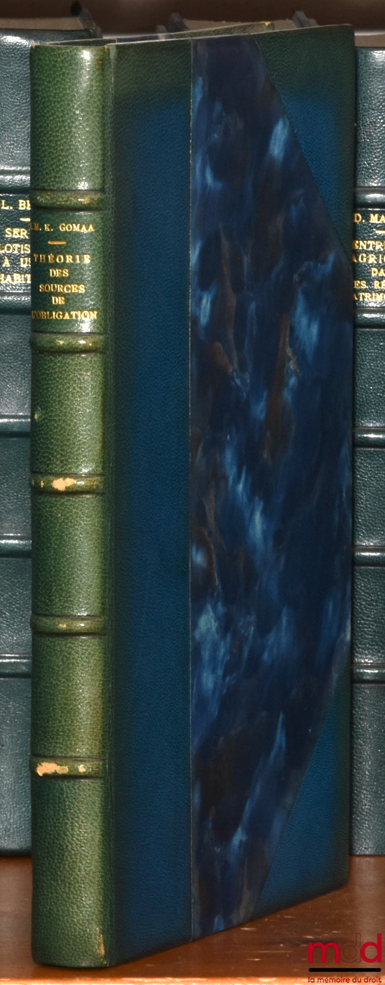 GOMAA (Nooman M. K. ) – THÉORIE DES SOURCES DE L’OBLIGATION, Préface de Jean Carbonnier, Bibl. de droit privé, t. LXXXVIII