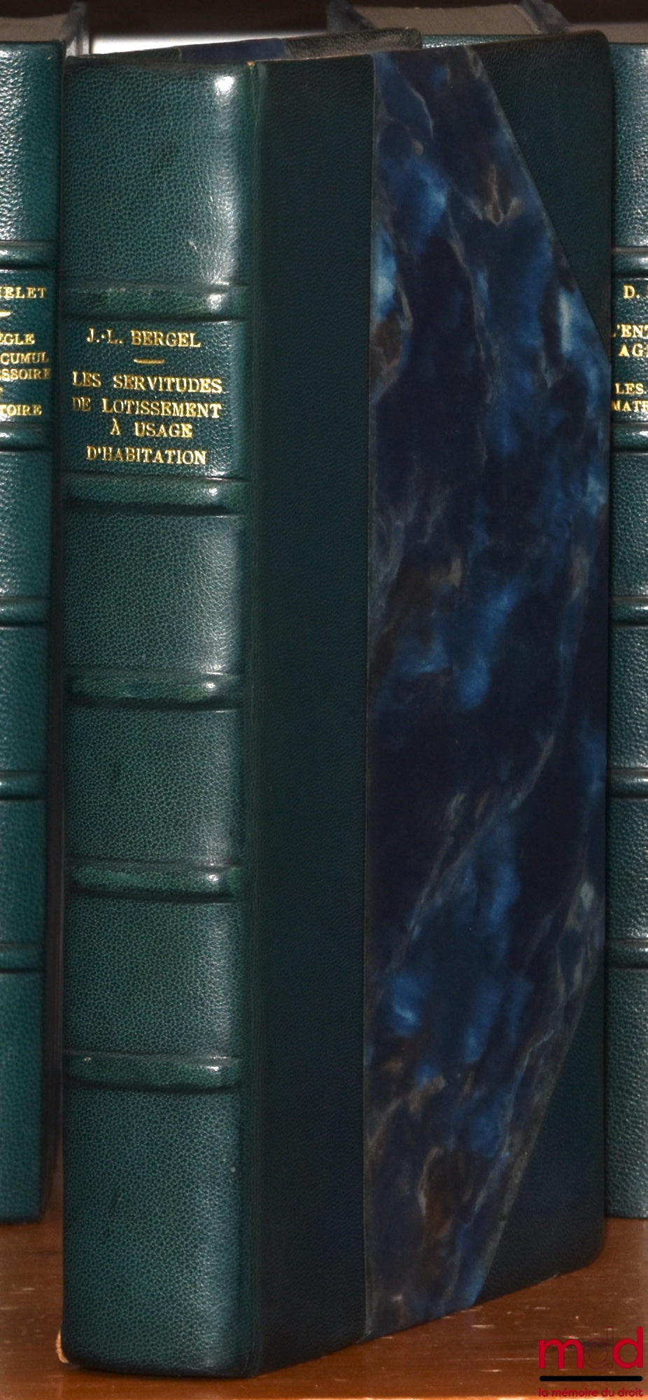 BERGEL (Jean-Louis) – LES SERVITUDES DE LOTISSEMENT À USAGE D’HABITATION, Préface de Edmond Bertrand, Bibl. de droit privé, t. CXXXI