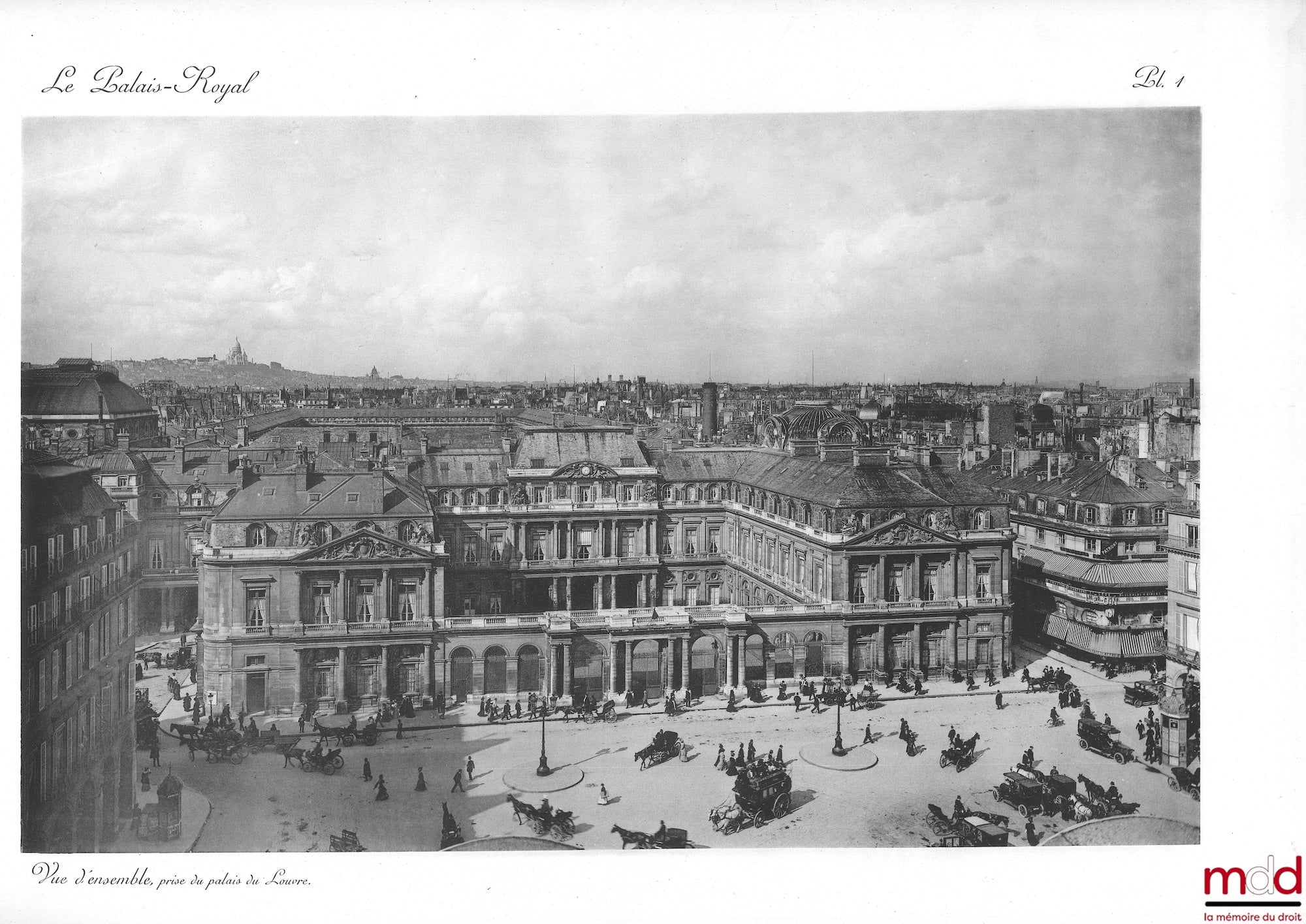 [Palais Royal - Conseil d’État], DUPEZARD (Émile) – LE PALAIS ROYAL DE PARIS, Architecture et Décoration, De Louis XV à nos jours