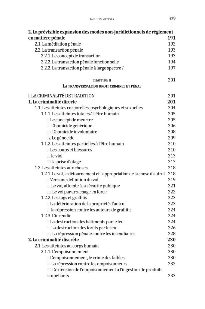 JEANCLOS (Yves) – TRAITÉ DE DROIT CRIMINEL ET PÉNAL dimension historique, contemporaine, européenne