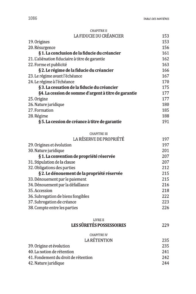 ZENATI-CASTAING (Frédéric) – SÛRETÉS RÉELLES  Droit commun Addendum : mise à jour suite à l’Ordonnance n° 2024‐562 du 19 juin 2024 modifiant et codifiant le droit de la publicité foncière