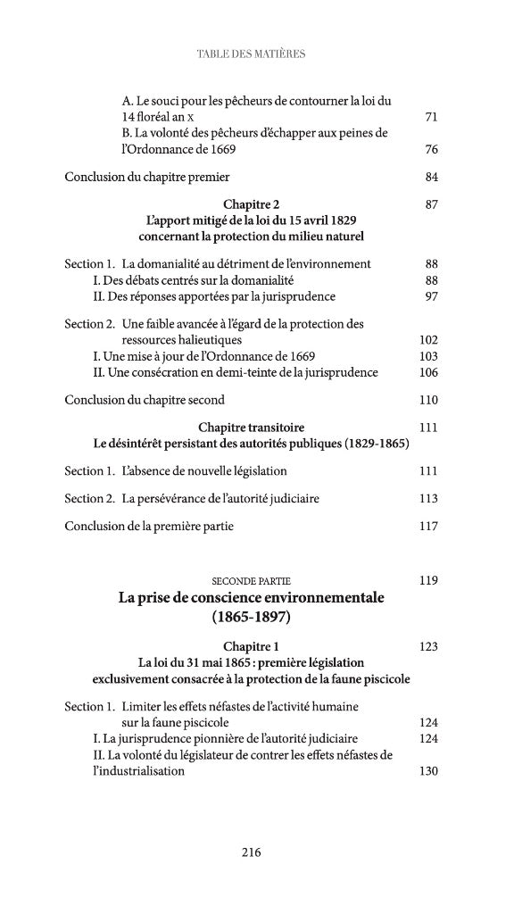 D’INCAU (Nicolas) – LE DROIT RELATIF À LA PÊCHE FLUVIALE EN FRANCE (1789-1897).  Pour une histoire du droit de l’environnement   Préface de Grégoire Bigot