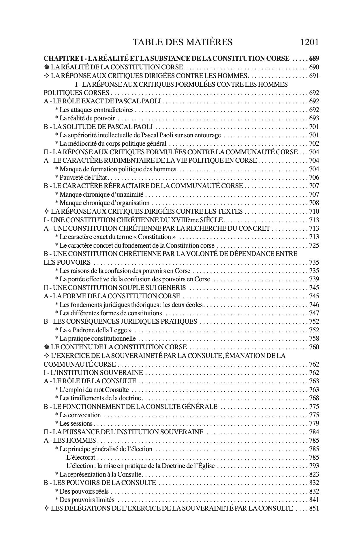 AVON-SOLETTI (Marie-Thérèse) – LA CORSE ET PASCAL PAOLI,  Essai sur la Constitution de la Corse,  Nouvelle édition revue et augmentée