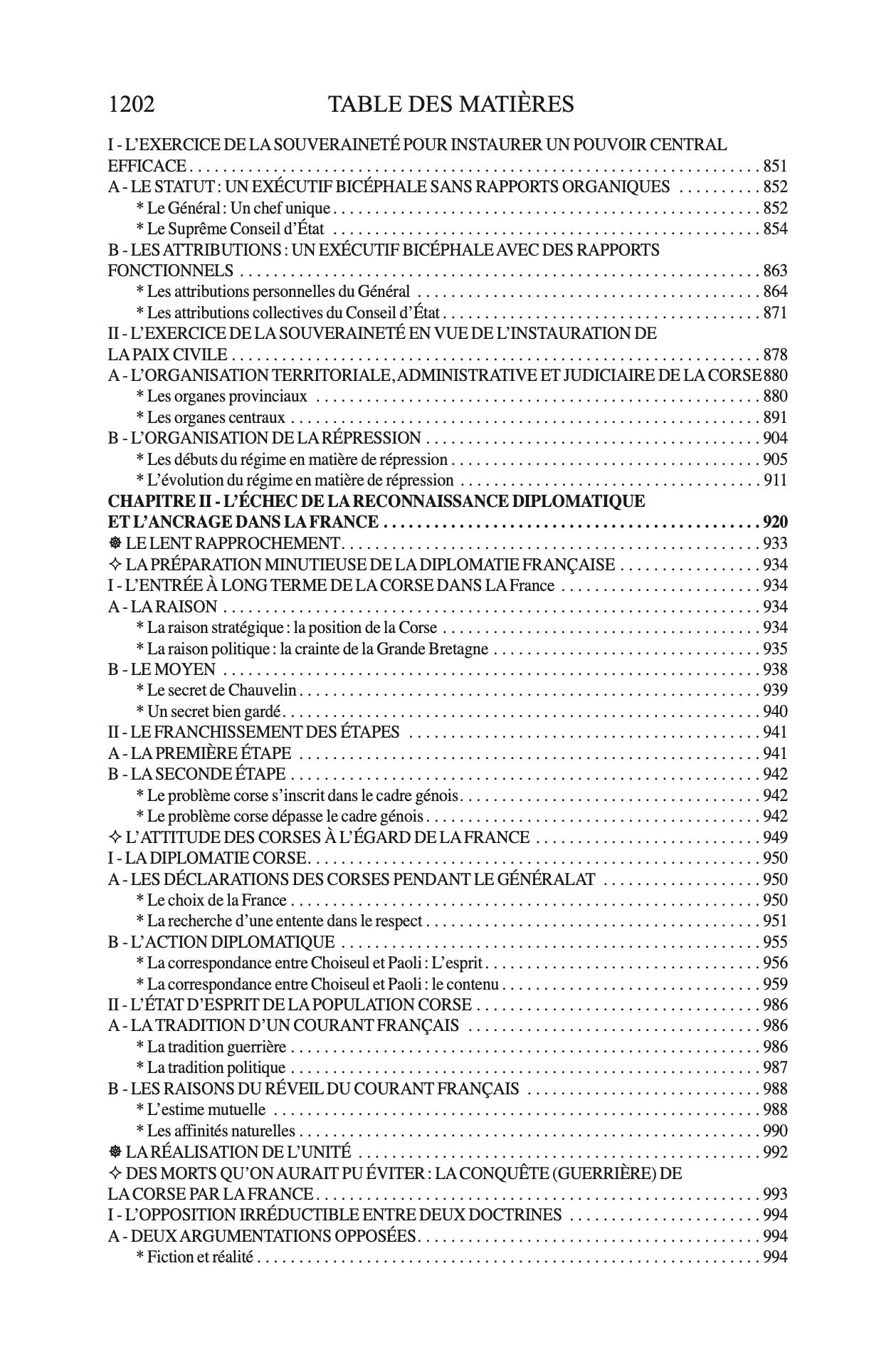AVON-SOLETTI (Marie-Thérèse) – LA CORSE ET PASCAL PAOLI,  Essai sur la Constitution de la Corse,  Nouvelle édition revue et augmentée