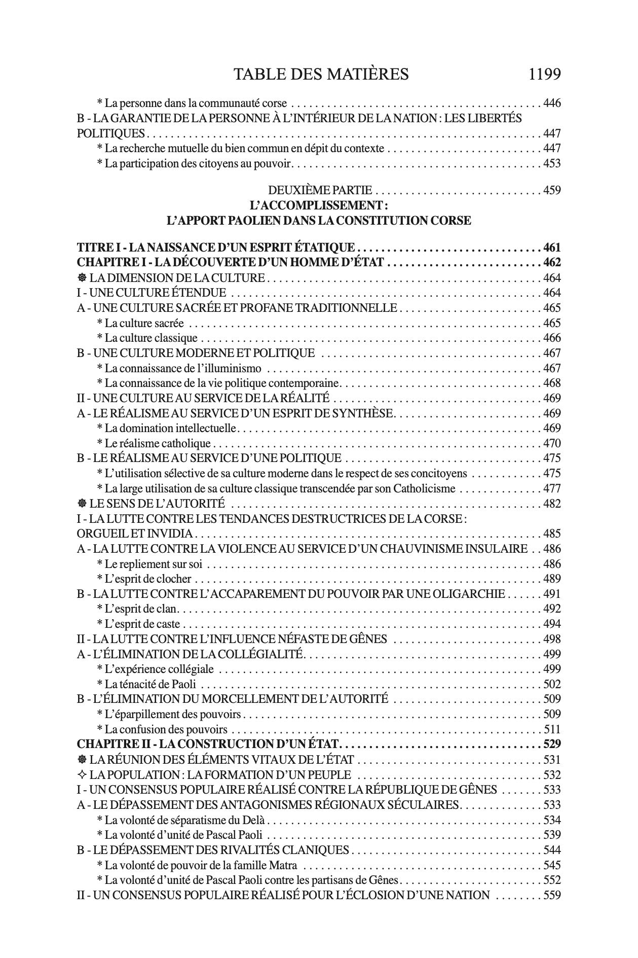 AVON-SOLETTI (Marie-Thérèse) – LA CORSE ET PASCAL PAOLI,  Essai sur la Constitution de la Corse,  Nouvelle édition revue et augmentée