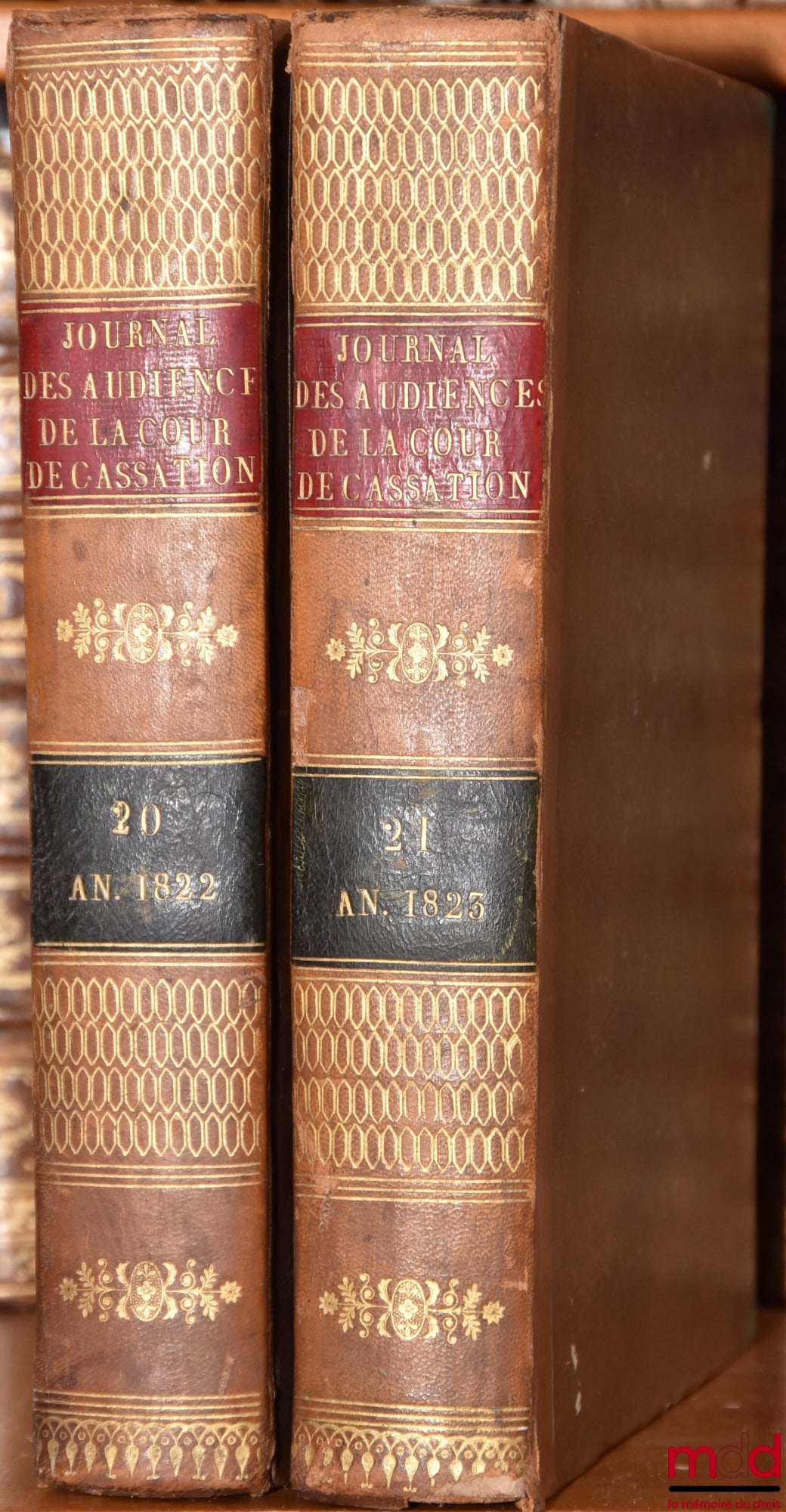 DALLOZ et TOURNEMINE – JOURNAL DES AUDIENCES DE LA COUR DE CASSATION ou RECUEIL DES ARRÊTS DE CETTE COUR, en matière civile et criminelle ; avec un supplément contenant, 1° Les arrets des cours royales qui jugent des question neuves et non encore résolues