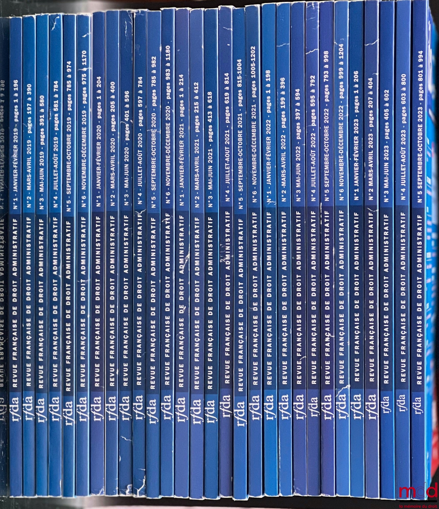 [RFDA] – REVUE FRANÇAISE DE DROIT ADMINISTRATIF, de 1984 (n° 0) à 5/2023 [strictement complet]