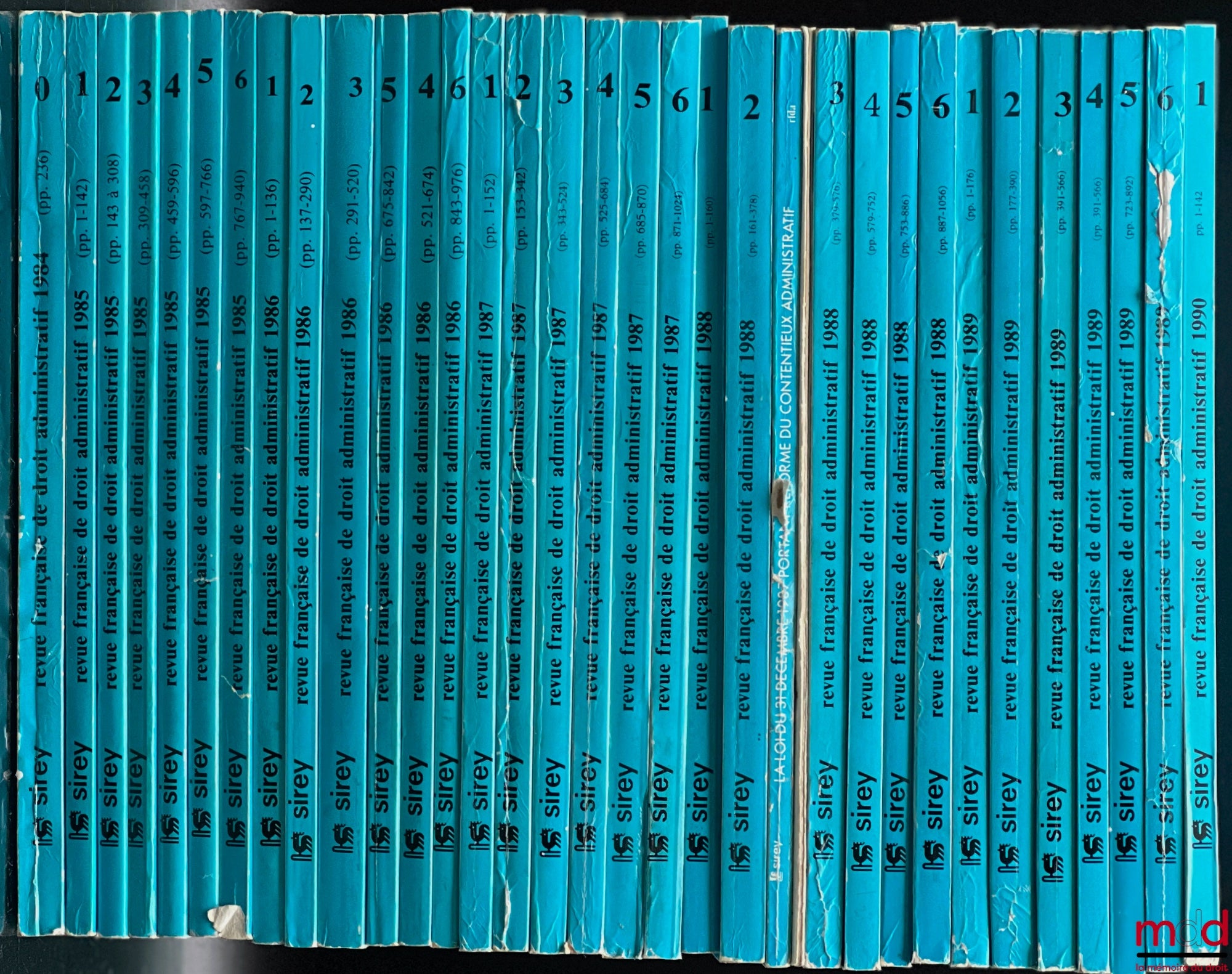 [RFDA] – REVUE FRANÇAISE DE DROIT ADMINISTRATIF, de 1984 (n° 0) à 5/2023 [strictement complet]