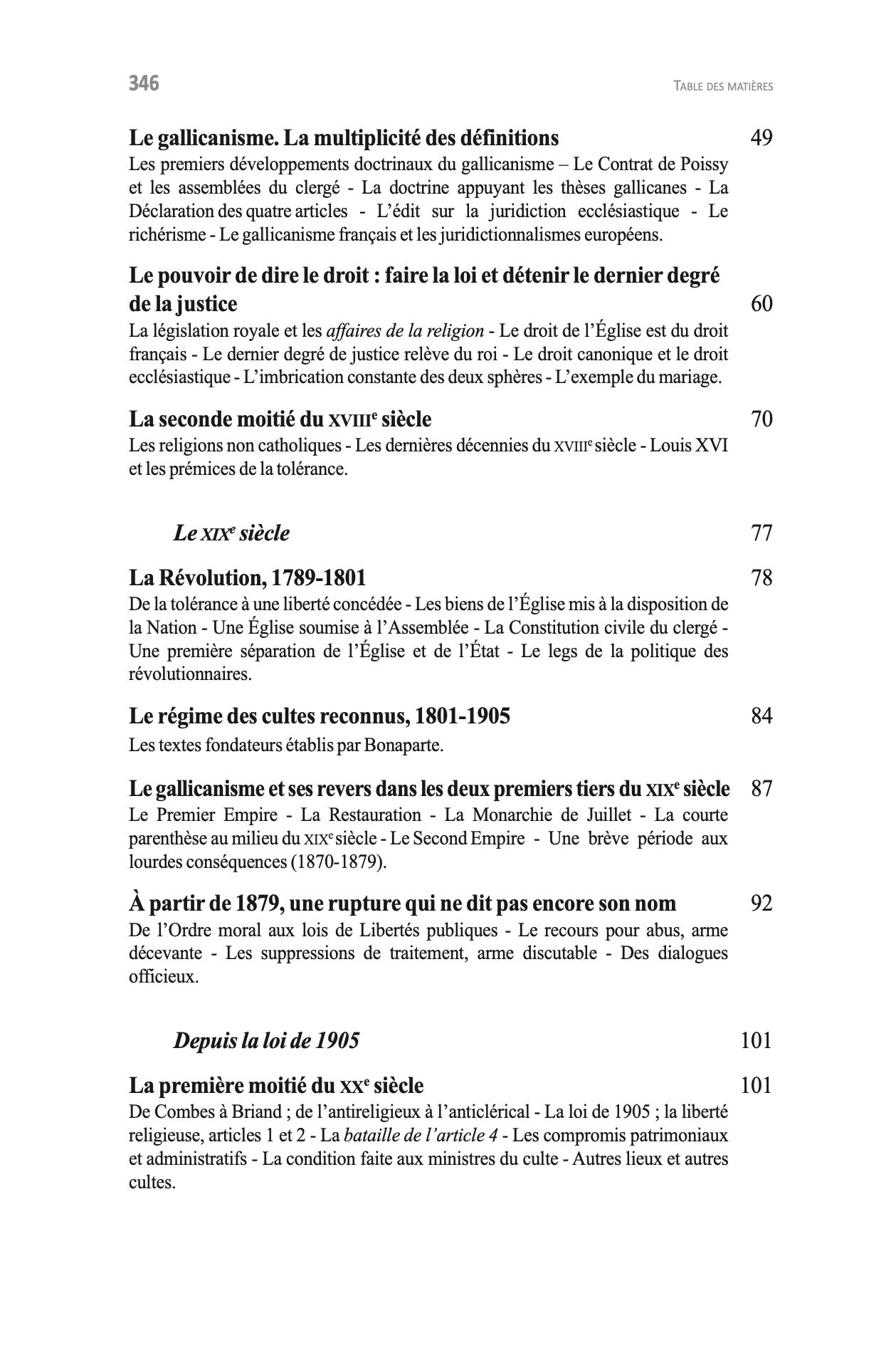 BASDEVANT-GAUDEMET (Brigitte) – GALLICANISME ET LAÏCITÉ  Le droit français des religions à travers l’histoire  (XIVe – XXIe siècle)