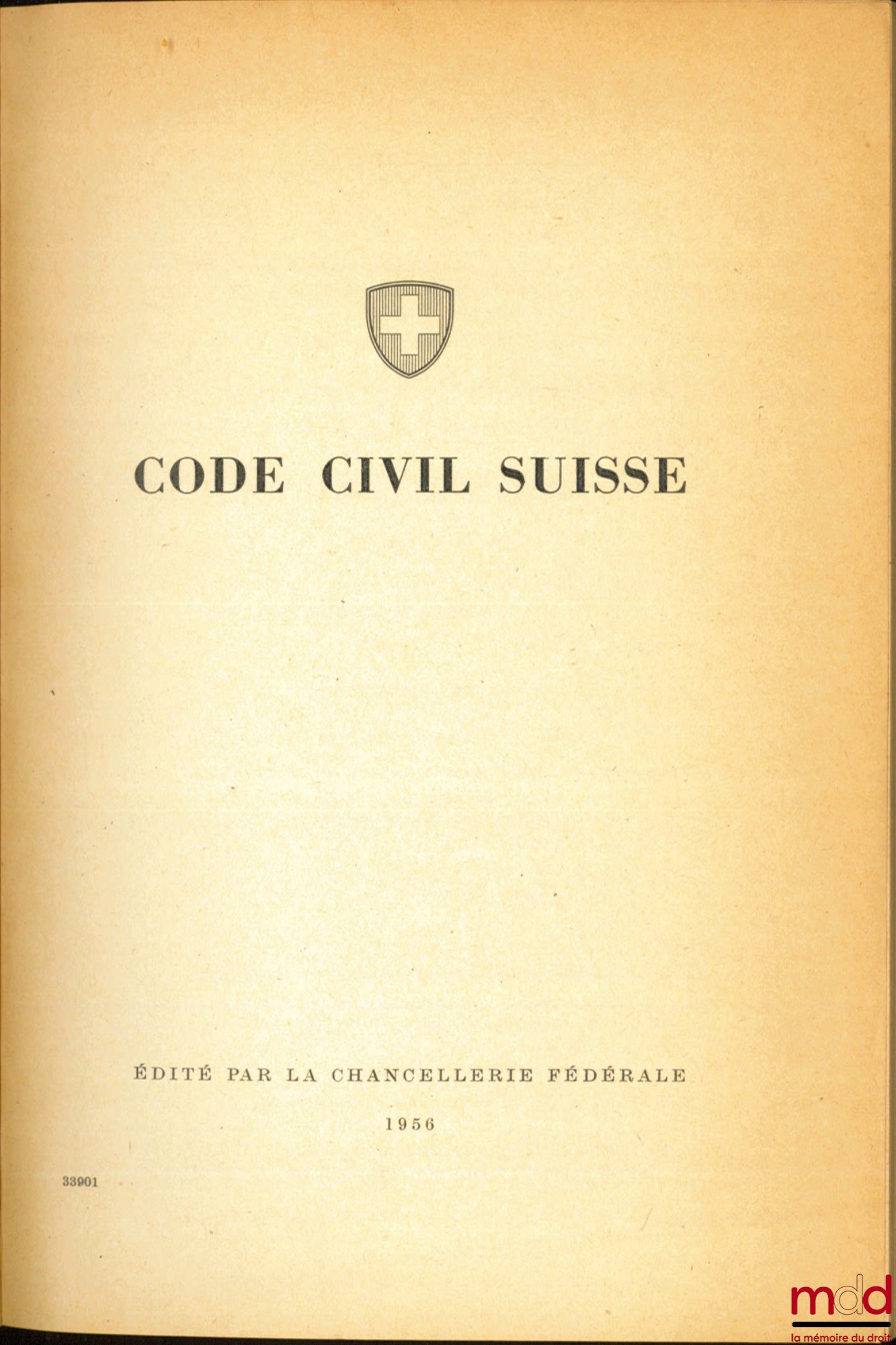 [Code civil suisse] – CODE CIVIL SUISSE