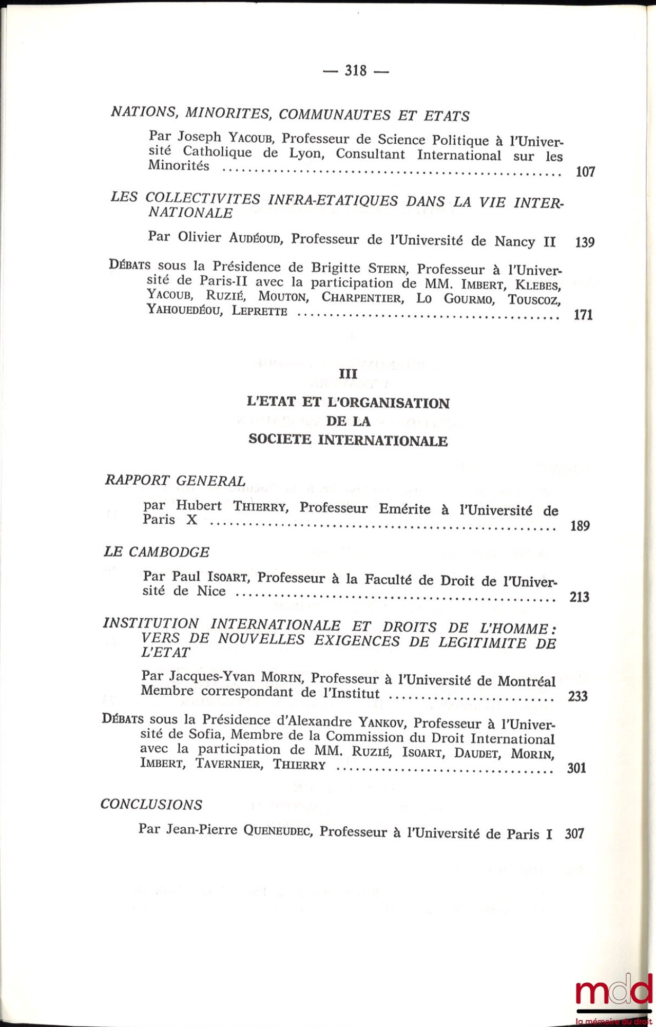 [Colloque - SFDI] – L’ÉTAT SOUVERAIN À L’AUBE DU XXIème SIÈCLE, Colloque de Nancy (3-5 juin 1993), coll. de la Société Française pour le Droit International dans le cadre du GERSE et du CERDIP à la Faculté de droit et des sc. éco. de Nancy