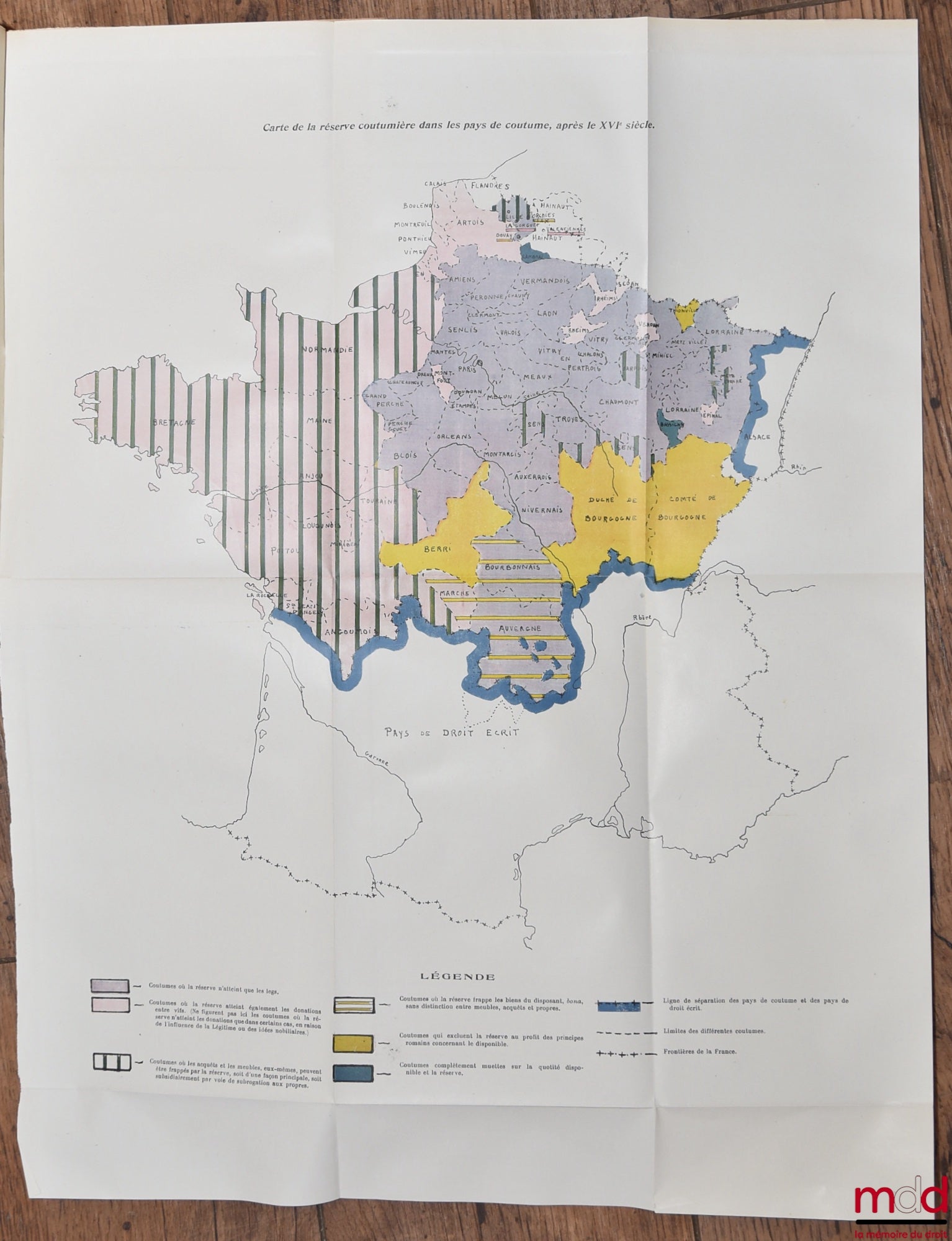 LAPLANCHE (Jean de) – LA RÉSERVE COUTUMIÈRE DANS L’ANCIEN DROIT FRANÇAIS, Université de Paris, Faculté de droit