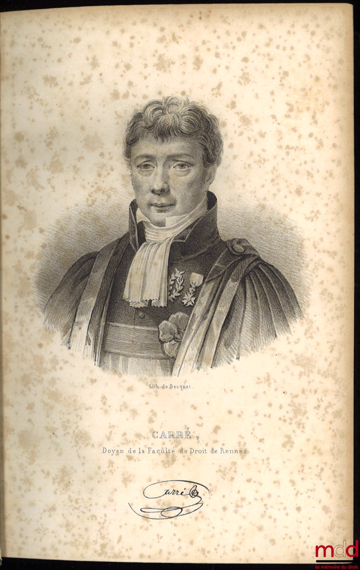 CARRÉ (Guillaume Louis Justin), CHAUVEAU (Adolphe) – LES LOIS DE LA PROCÉDURE CIVILE, ouvrage dans lequel l’auteur a refondu son analyse raisonnée, son traité et ses questions sur la procédure, 3e éd., dans laquelle ont été examinées et discutées : 1° les