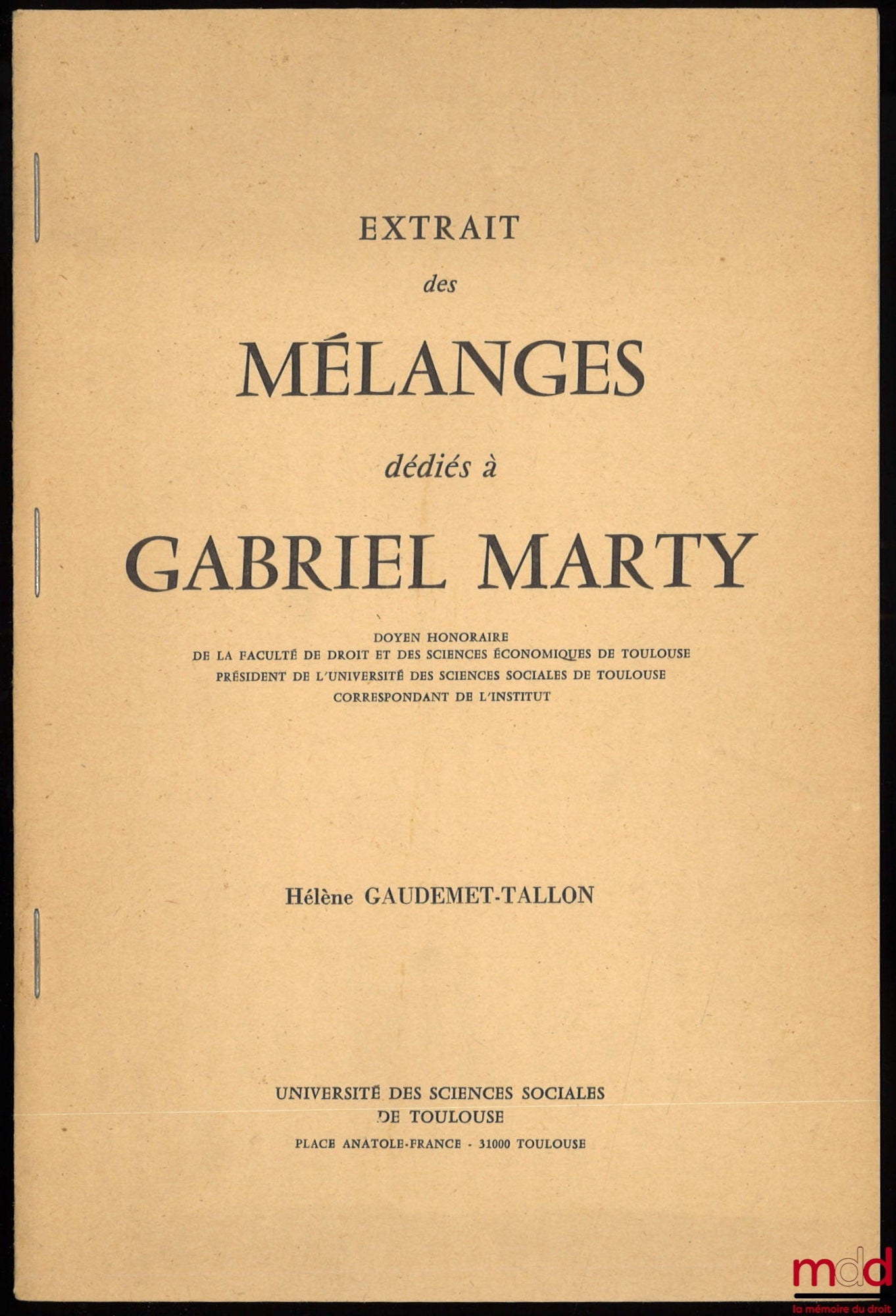 GAUDEMET-TALLON (Hélène) – RÉFLEXIONS COMPARATIVES SUR CERTAINES TENDANCES NOUVELLES EN MATIÈRE DE COMPÉTENCE INTERNATIONALE DES JUGES ET DES ARBITRES (À propos de récents arrêts de la Cour Suprême des États-Unis, de la Chambre des Lords, de la Cour de ca