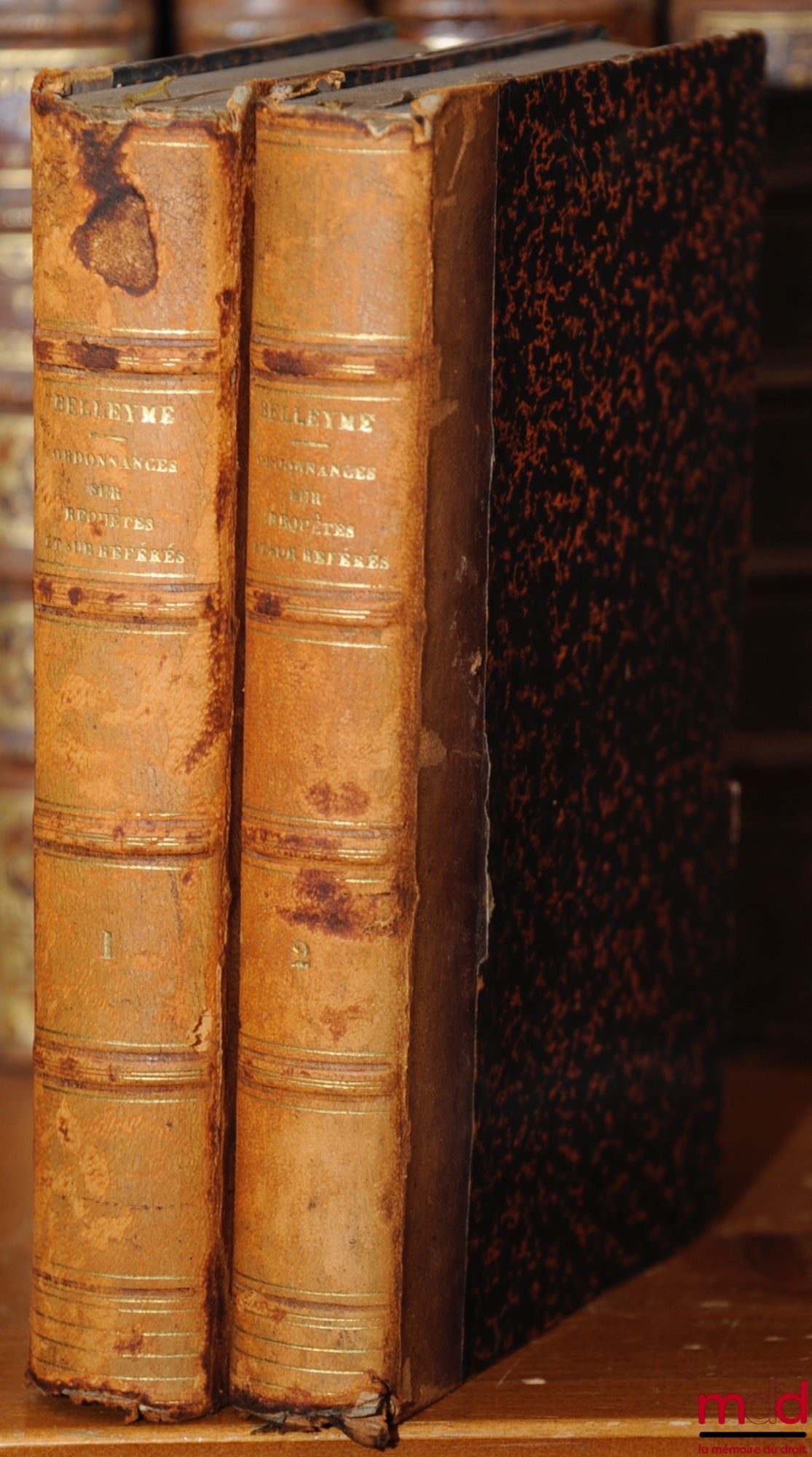 BELLEYME (M. de) – ORDONNANCES SUR REQUÊTES ET SUR RÉFÉRÉS SELON LA JURISPRUDENCE DU TRIBUNAL DE PREMIÈRE INSTANCE DU DÉPARTEMENT DE LA SEINE, FORMULES ET OBSERVATIONS, 3e éd. entièrement refondue et considérablement augmentée
