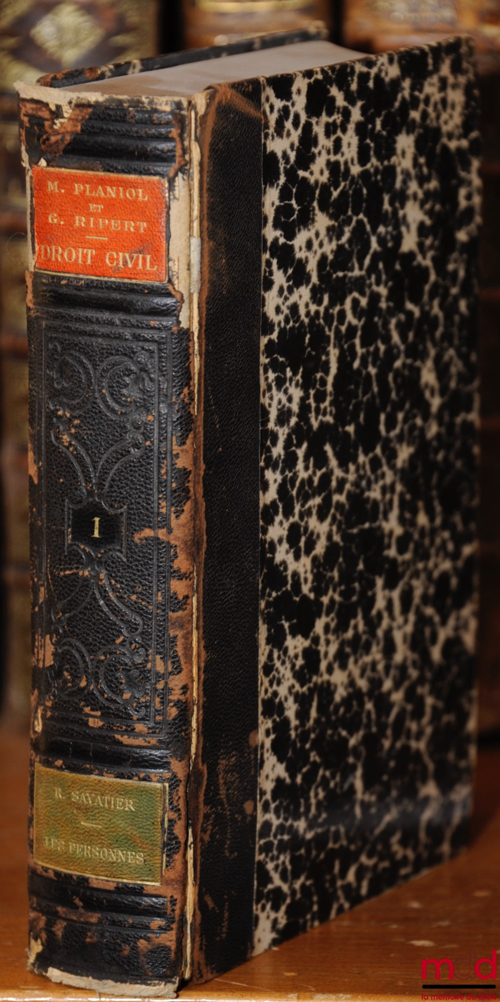 [PLANIOL (Marcel) et RIPERT (Georges)], SAVATIER (René) – TRAITÉ PRATIQUE DE DROIT CIVIL FRANÇAIS, t. I : Les personnes - état et capacité avec le concours de René Savatier