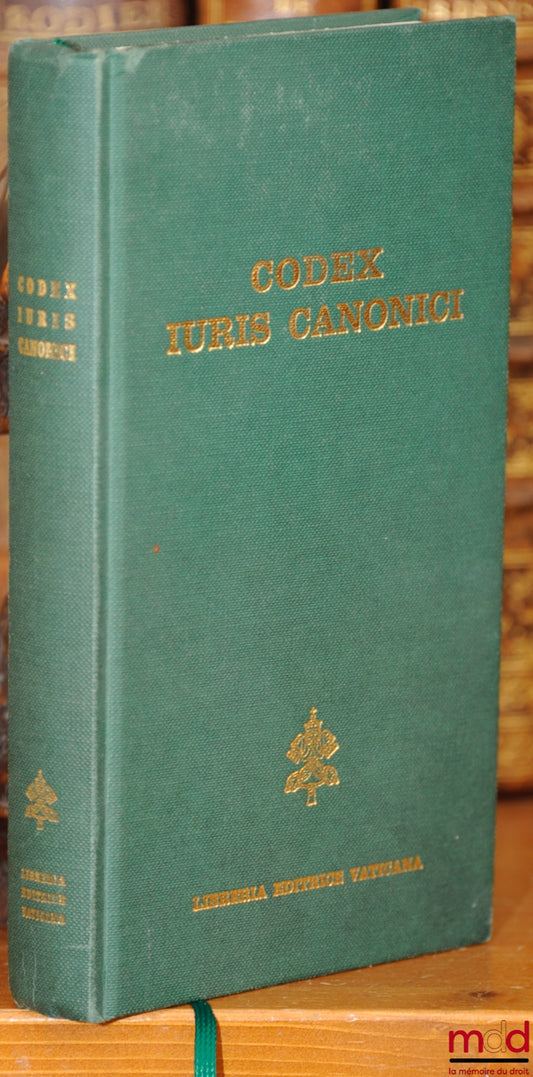 [Code] – CODEX IURIS CANONICI, auctoritate Ioanis Pauli PP. II Promulgatus