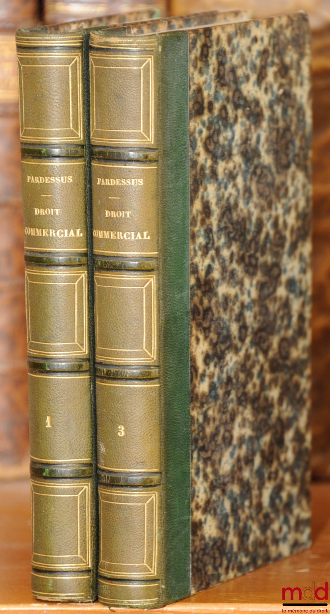 PARDESSUS (Jean-Marie) – COURS DE DROIT COMMERCIAL, 5ème éd., t. I et III [uniquement]