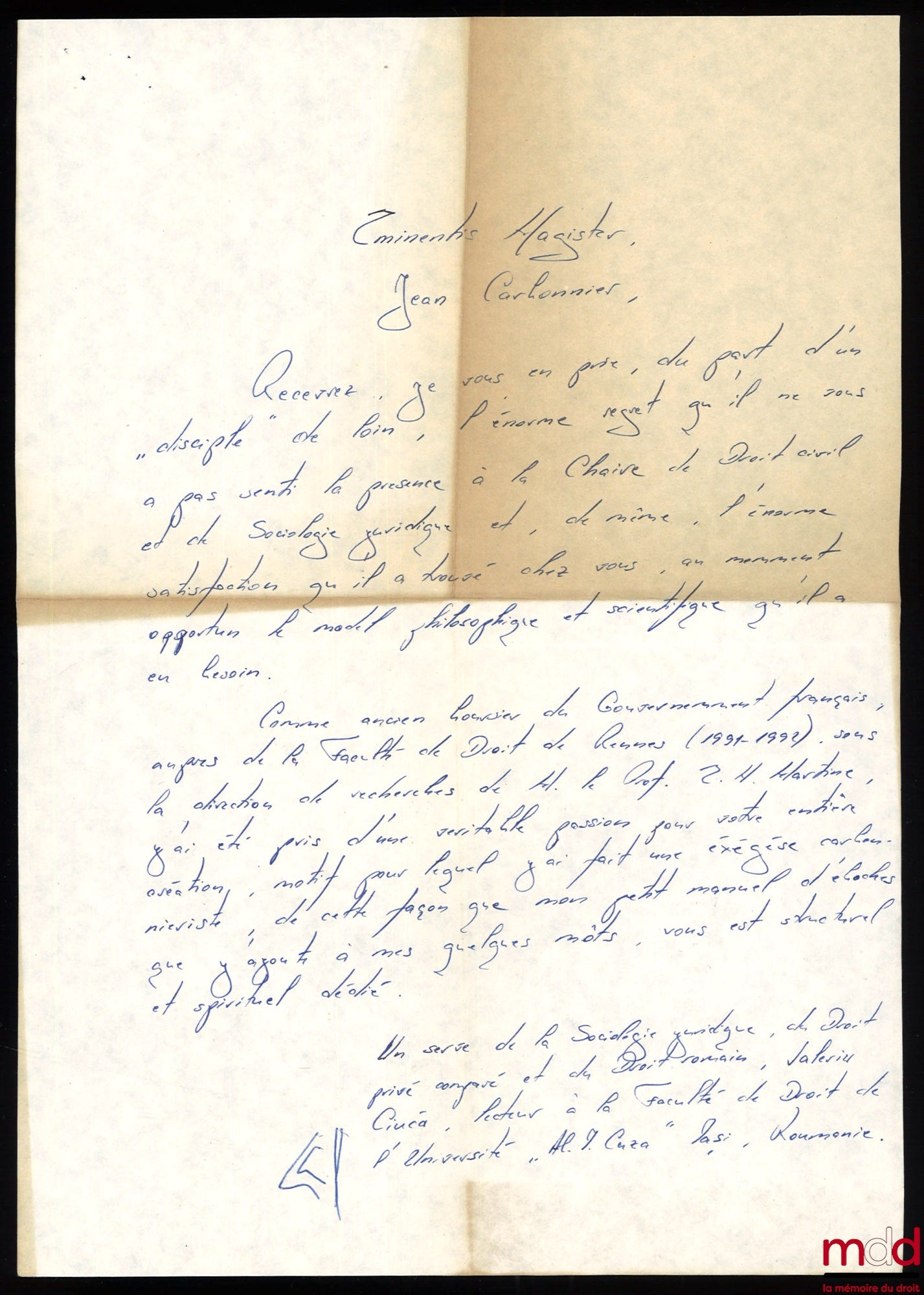 CIUCĀ (Valerius M.) – LECȚII DE SOCIOLOGIA DREPTULUI, Câteva repere în sociologia generalā a dreptului, Cuvânt înainte de Anton Carpinschi, collegium Științe juridice