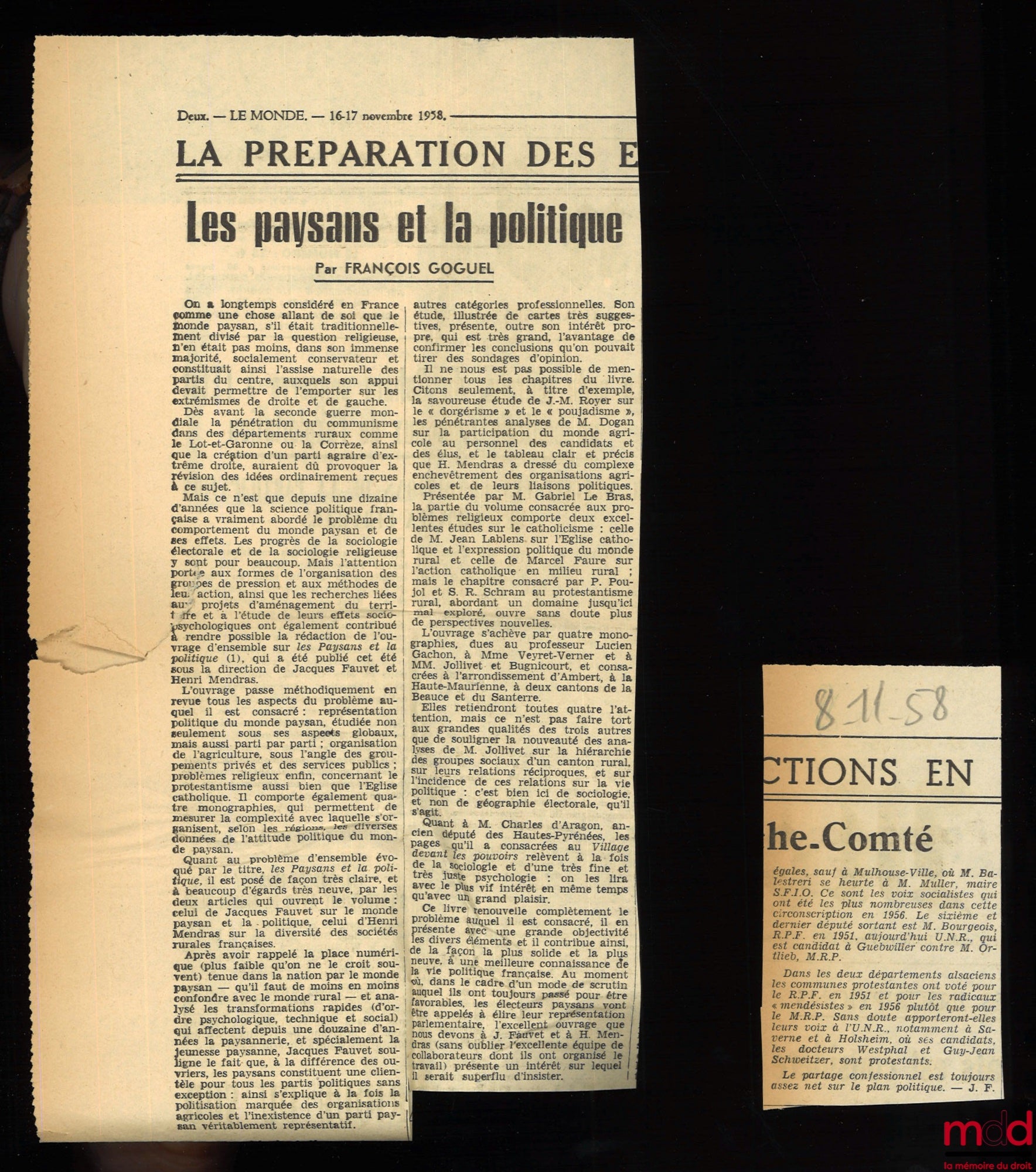 SAVIGNAC (J. de) – THEOLOGIE PHARAONIQUE ET MESSIANISME D’ISRAËL, in VETUS TESTAMENTUM, vol. VII, n° 1