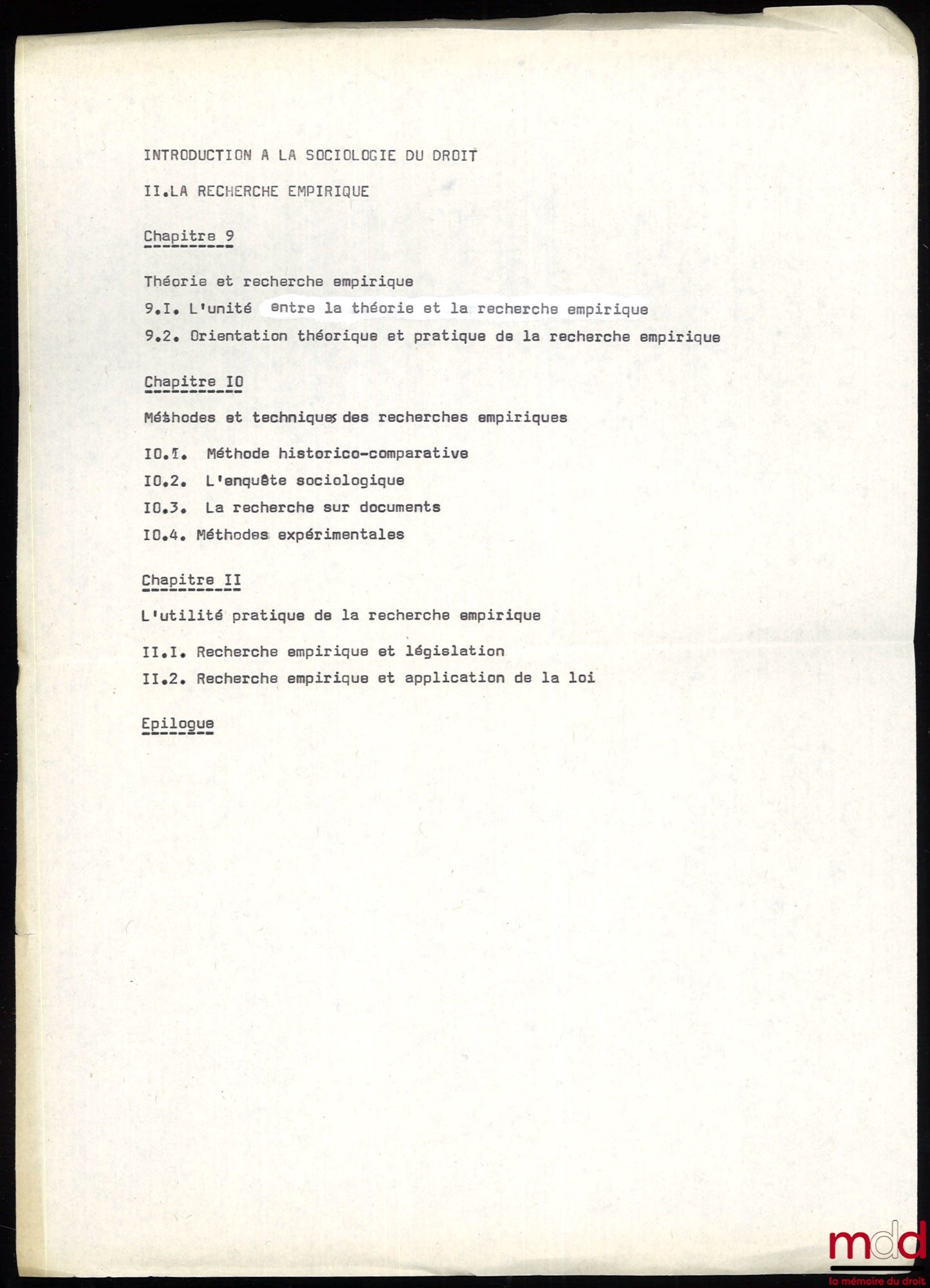 ΠAΠAXPIΣTOY (ΘANAΣEΣ K.) – ΕIΣAΓΩΓH ΣTHN KOINΩNIOΛOΓIA, 2. H εμπειρική έρευνα, Πανεπιστημιακές παραδόσεις