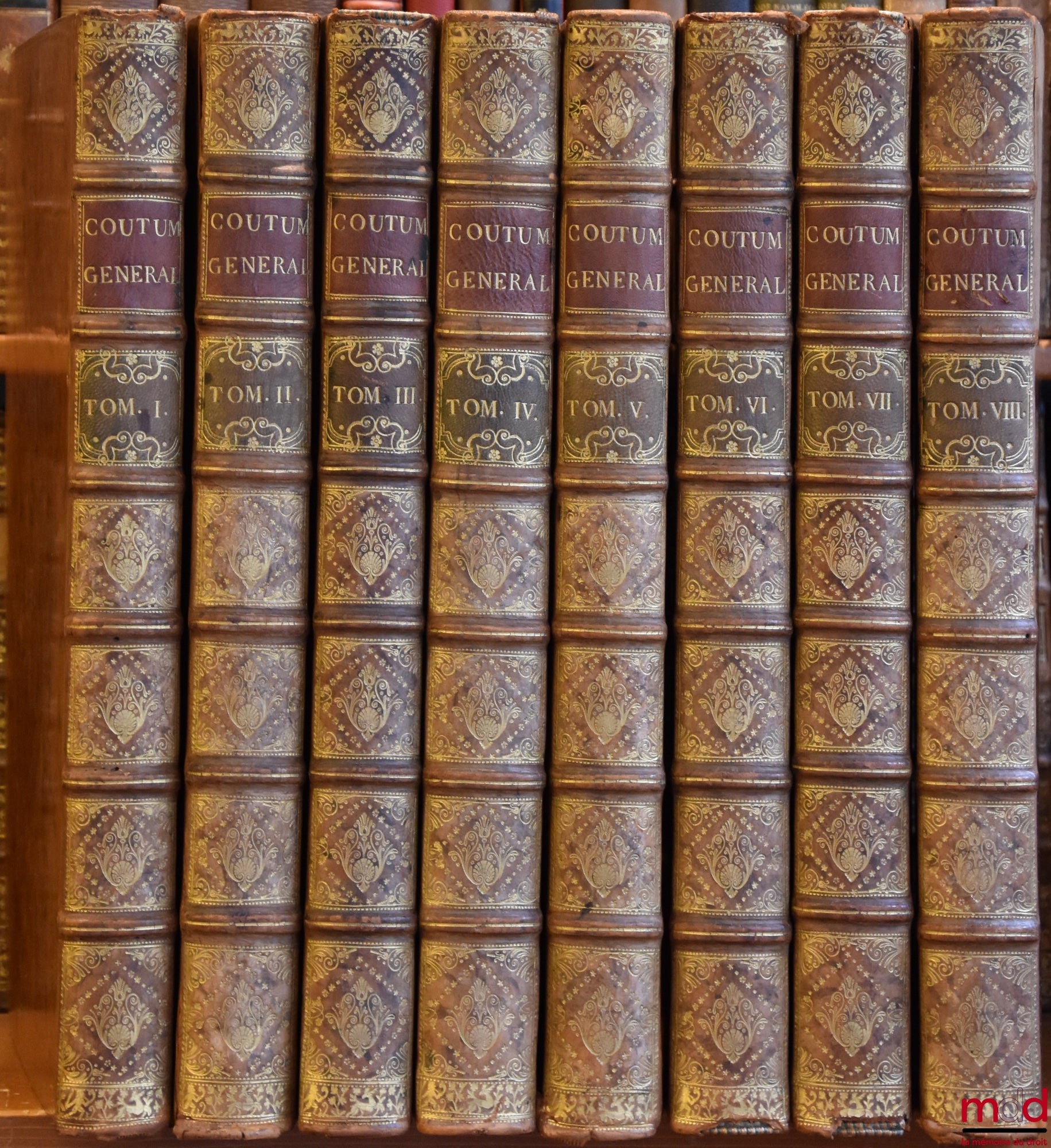 BOURDOT DE RICHEBOURG (Charles-Antoine) – NOUVEAU COUTUMIER GÉNÉRAL OU CORPS DES COUTUMES GÉNÉRALES ET PARTICULIÈRES DE FRANCE, ET DES PROVINCES CONNUES SOUS LE NOM DES GAULES ; exactement vérifiées sur les Originaux conservez au Greffe du Parlement de Pa