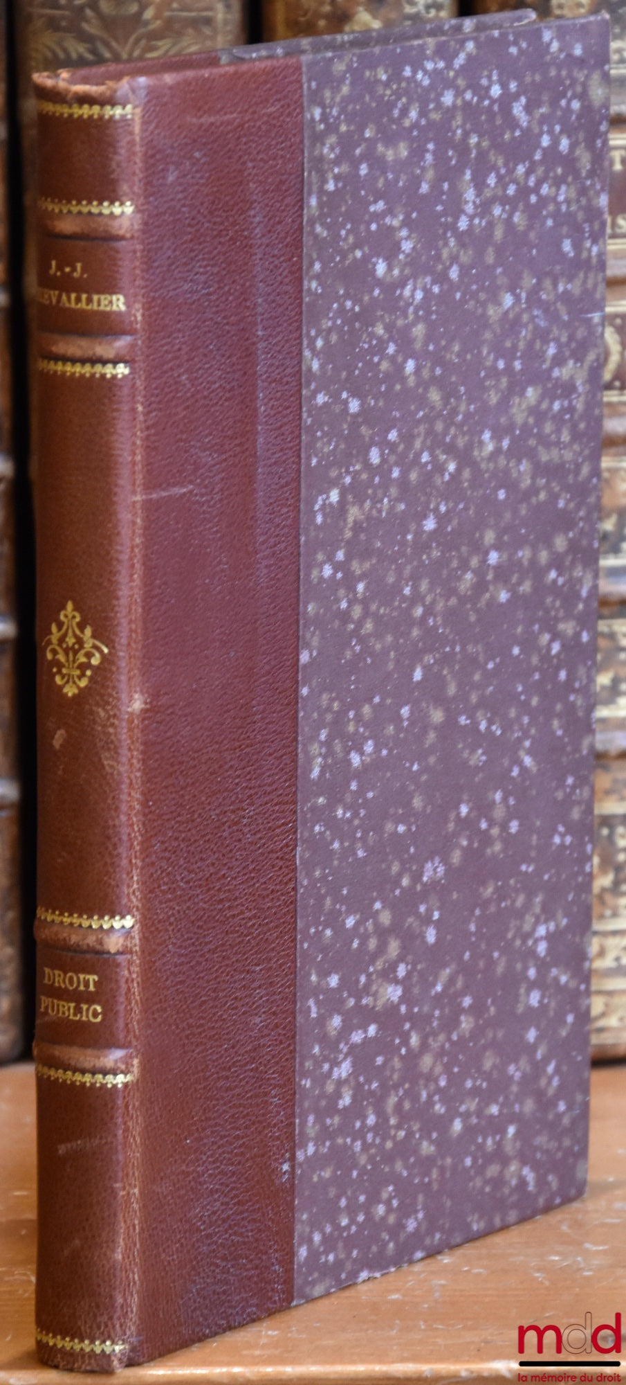 CHEVALLIER (Jean-Jacques) – COURS DE DROIT PUBLIC rédigé d’après les notes et avec l’autorisation de l’auteur, Capacité 1re année, Année 1957-1958