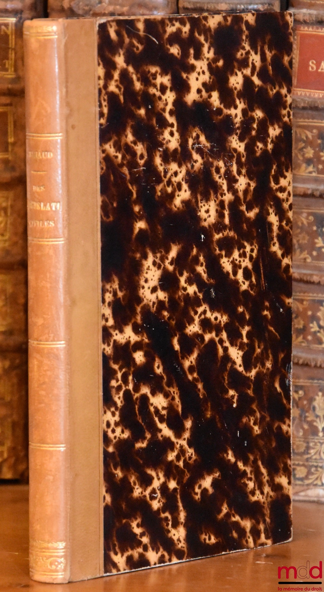 AMIAUD (Albert) – APERÇU DE L’ÉTAT ACTUEL DES LÉGISLATIONS CIVILES DE L’EUROPE, DE L’AMÉRIQUE, ETC… avec indication des sources bibliographiques suivi de trois appendices