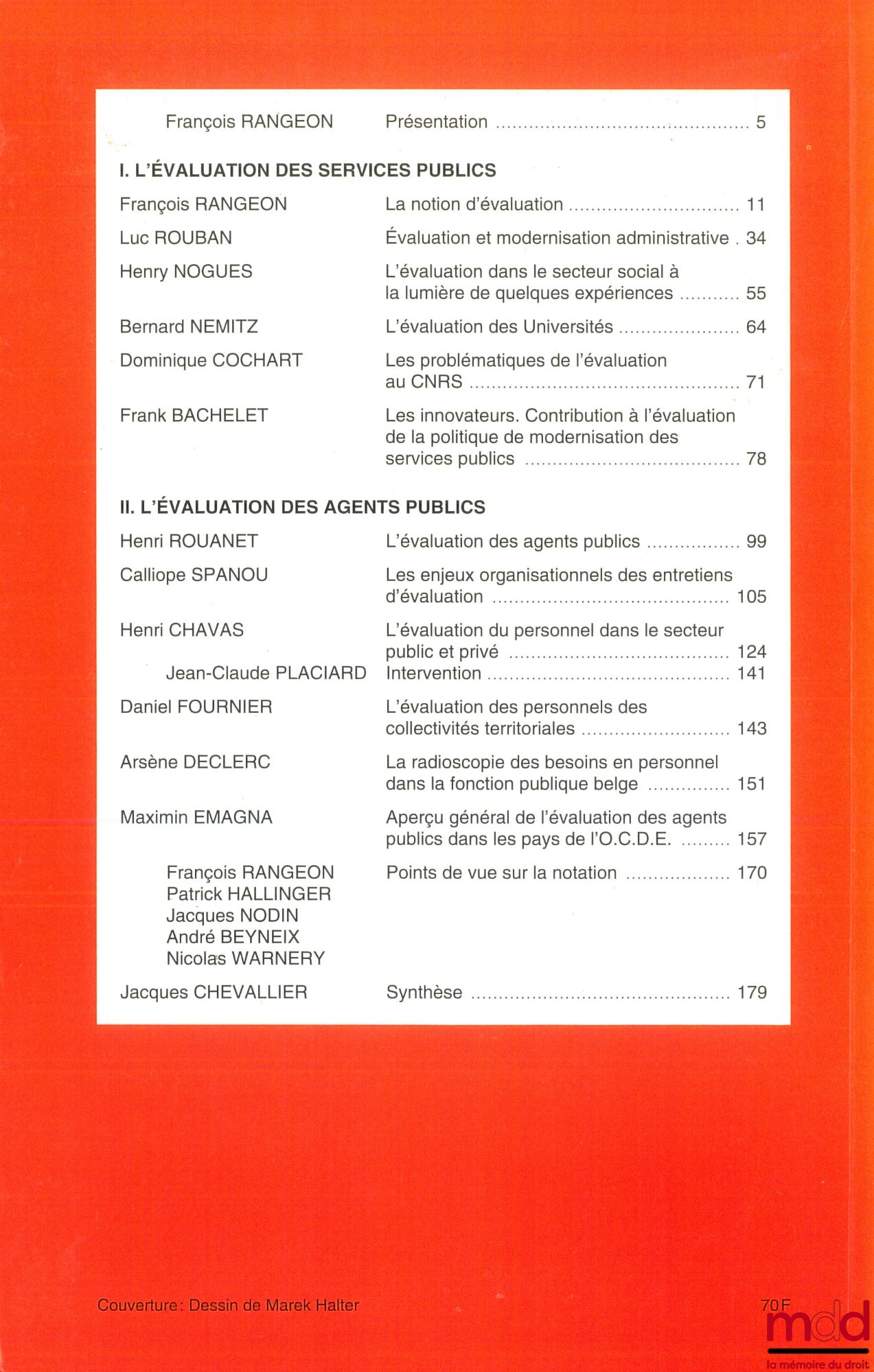 [Collectif] – L’ÉVALUATION DANS L’ADMINISTRATION, Centre universitaire de recherches administratives et politiques de Picardie