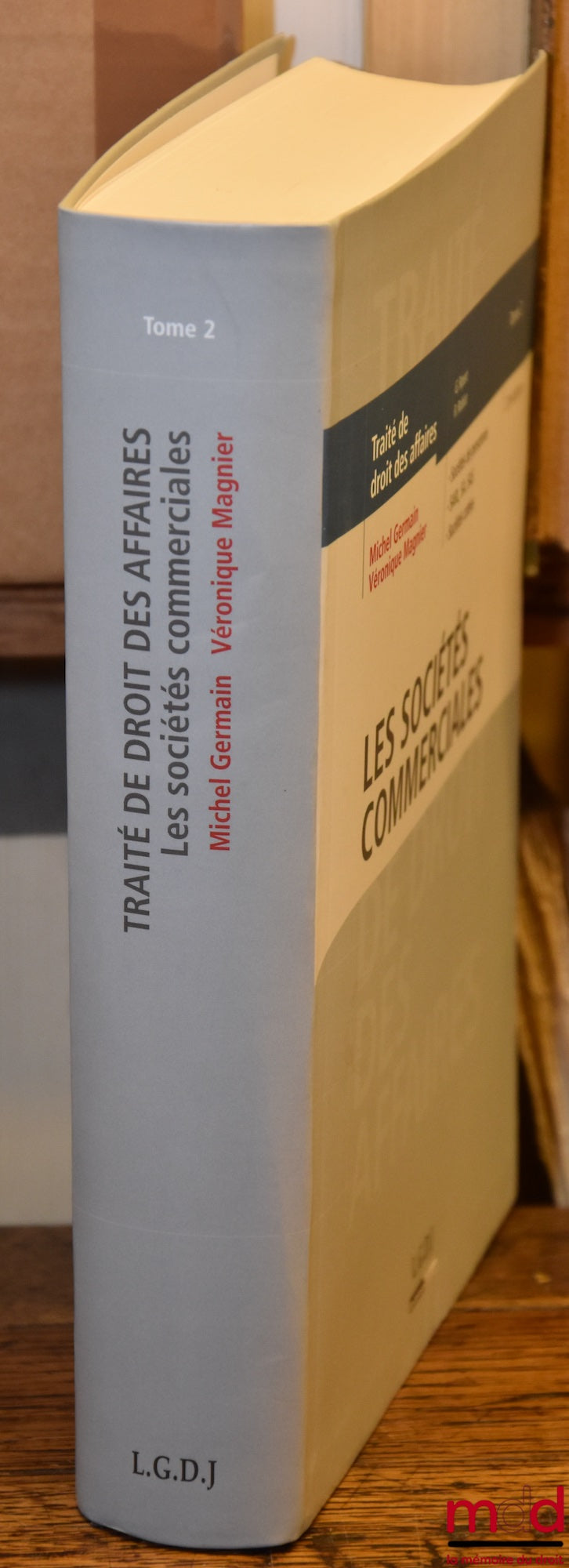 GERMAIN (Michel), MAGNIER (Véronique) – COMMERCIAL COMPANIES, Treatise on business law by G. Ripert and R. Roblot, vol. II, 20th ed.