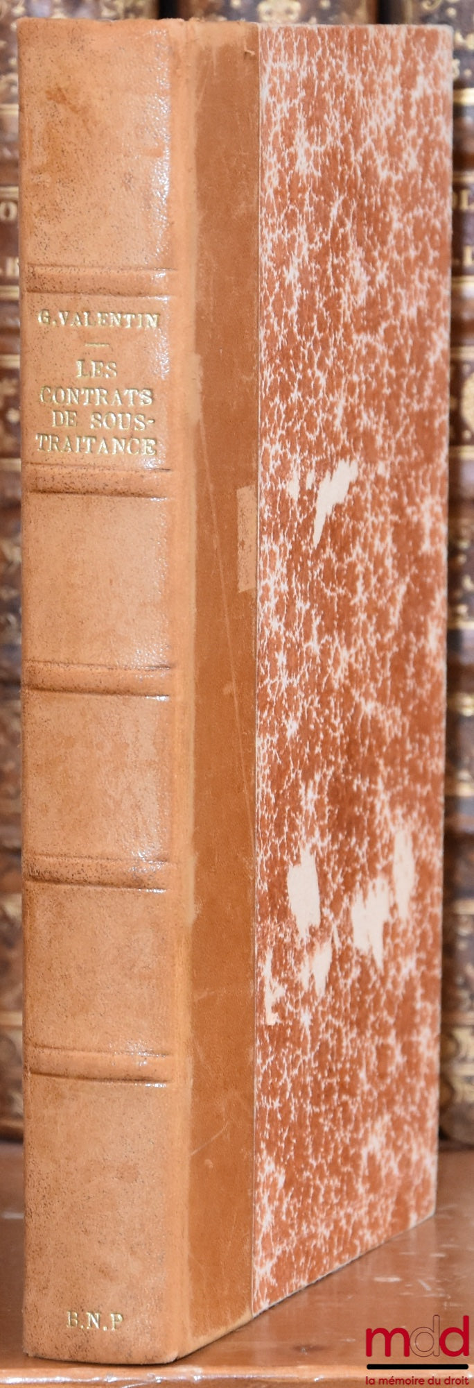 VALENTIN (Georges) – SUBCONTRACTING AGREEMENTS, Preface by Michel Pédamon, Business Law Library, vol. 8